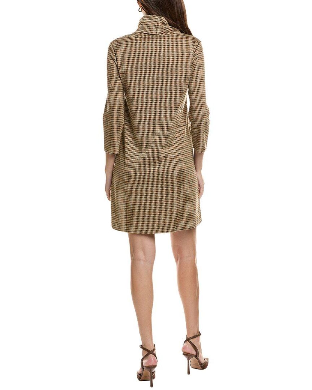 tyler boe Natural Kim Knit Crosshatch Dress