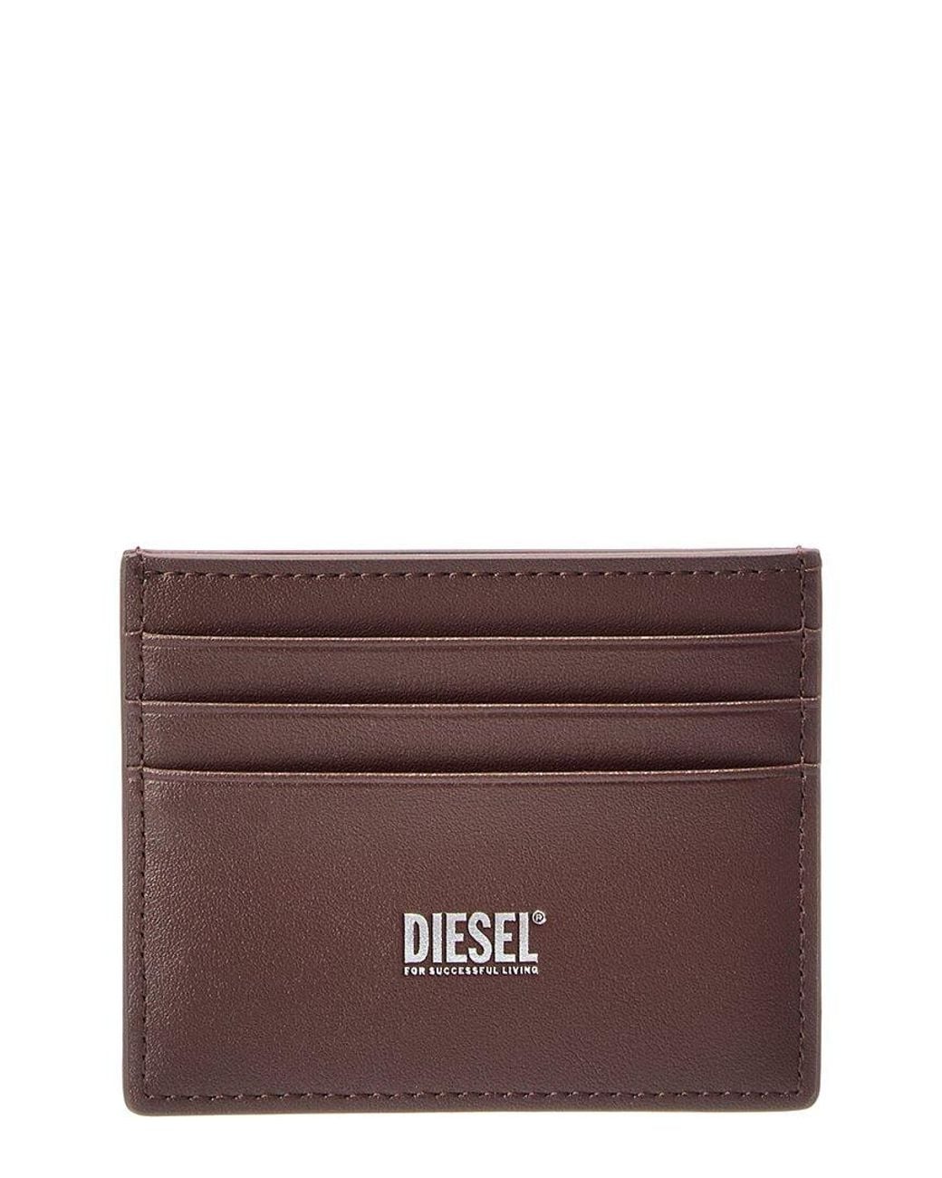 DIESEL Purple Card Holder for men