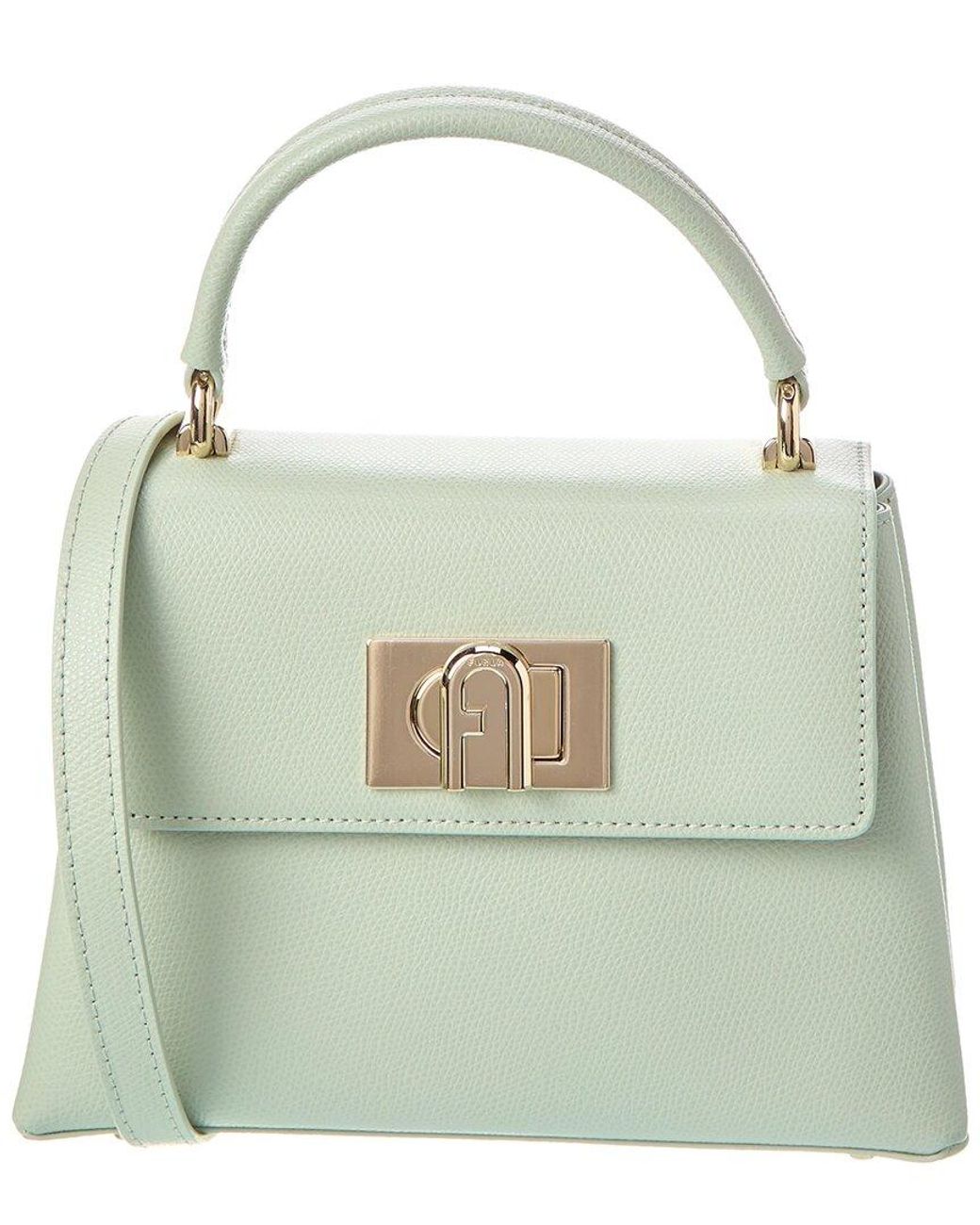 Furla 1927 Mini Leather Top Handle in Green Lyst