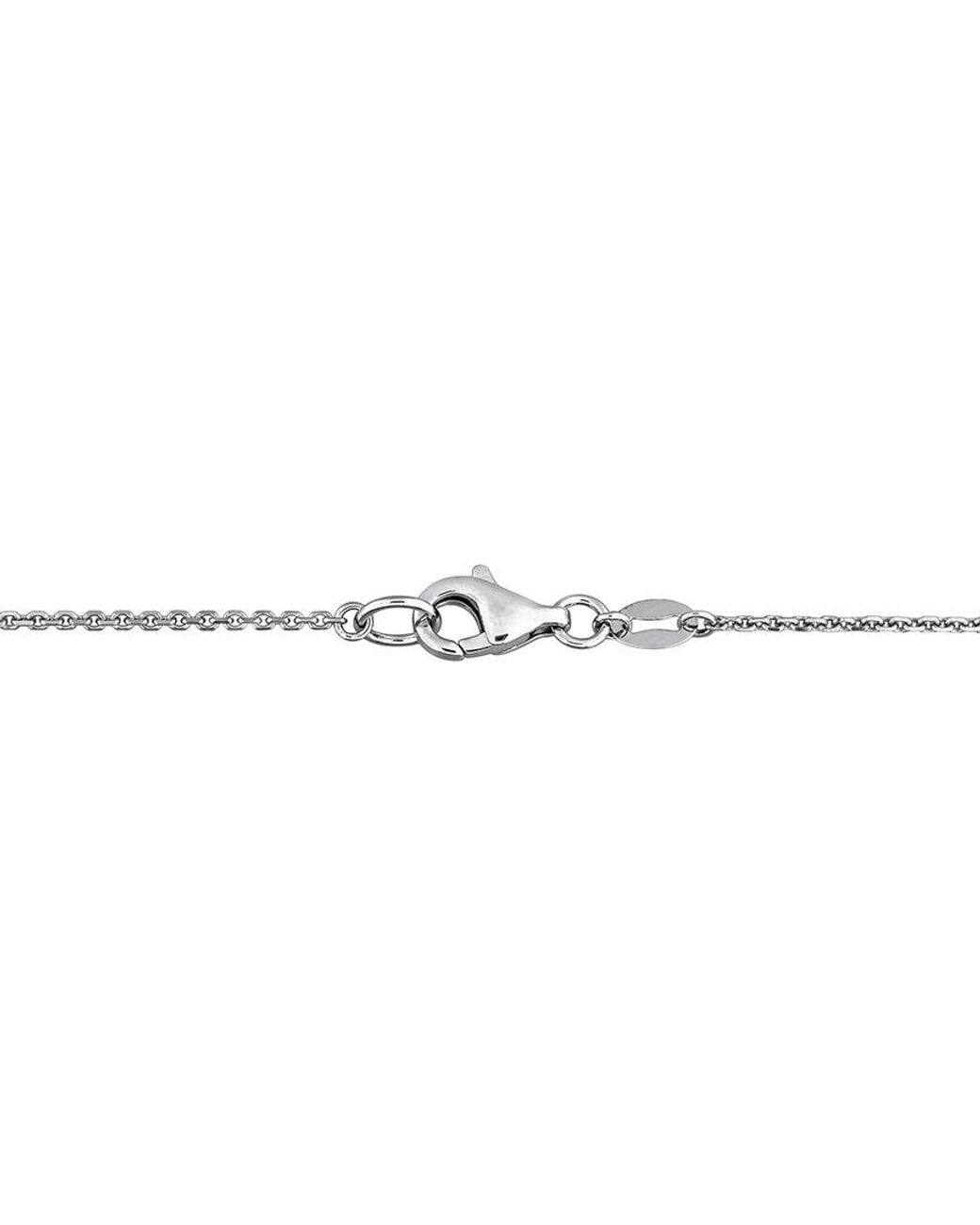 Created Forever Metallic 14K 0.17 Ct. Tw. Lab-Grown Diamond Statement Necklace