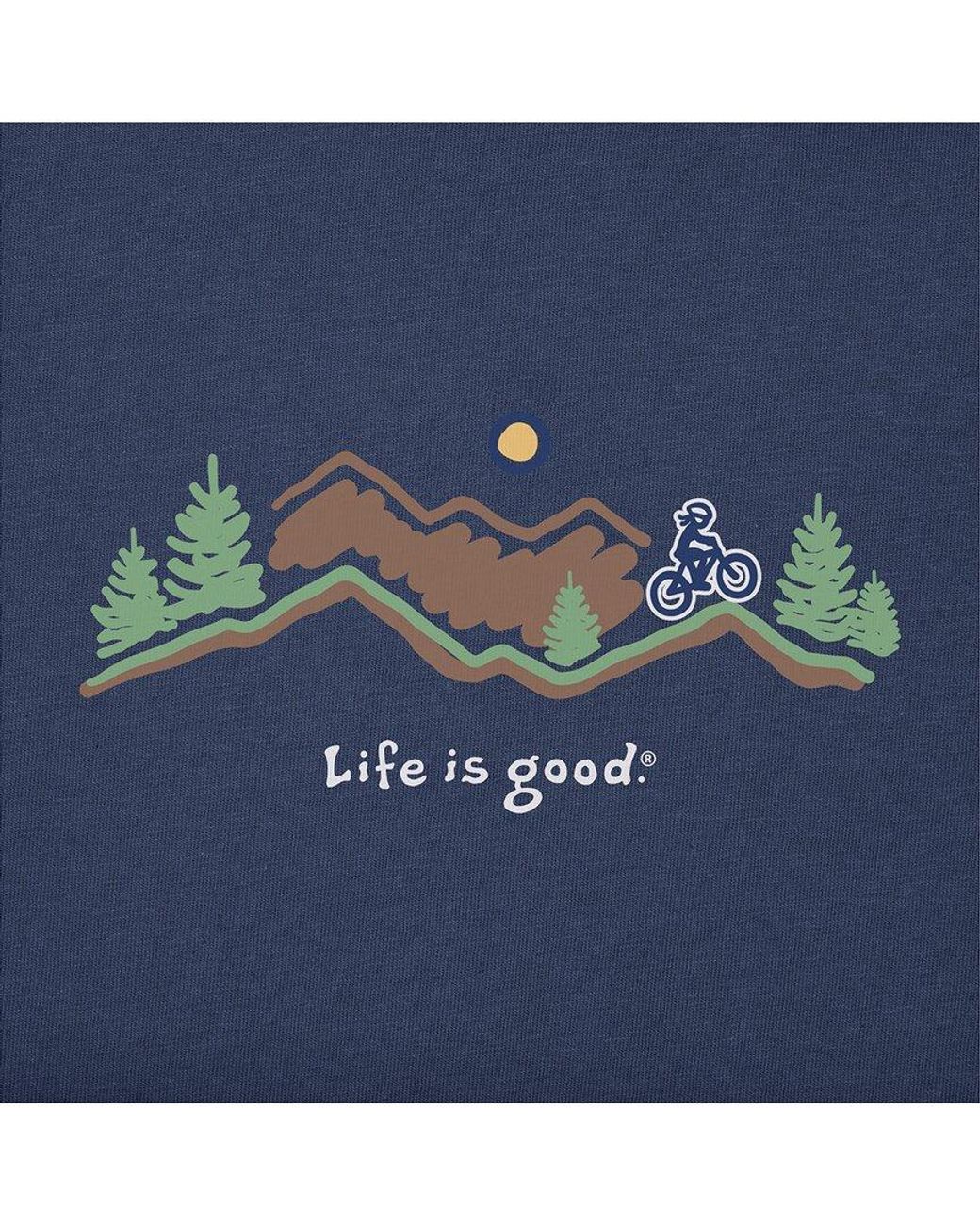 Life Is Good. Blue Crusher T-Shirt