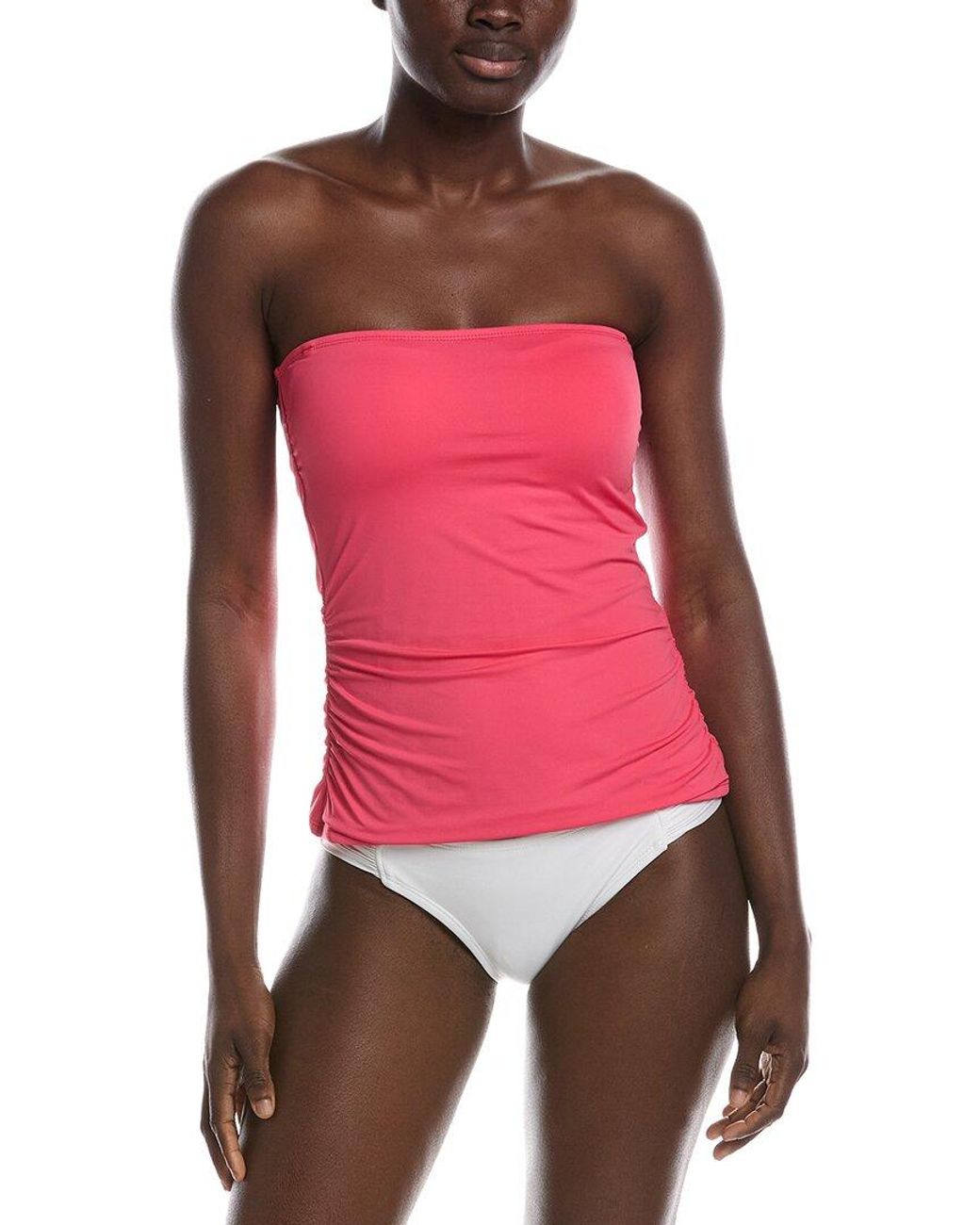 Tommy Bahama Swim Pearl Long Shirred Bandini