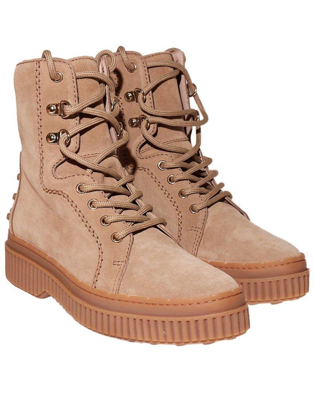Tod's Brown Tods Suede Boot