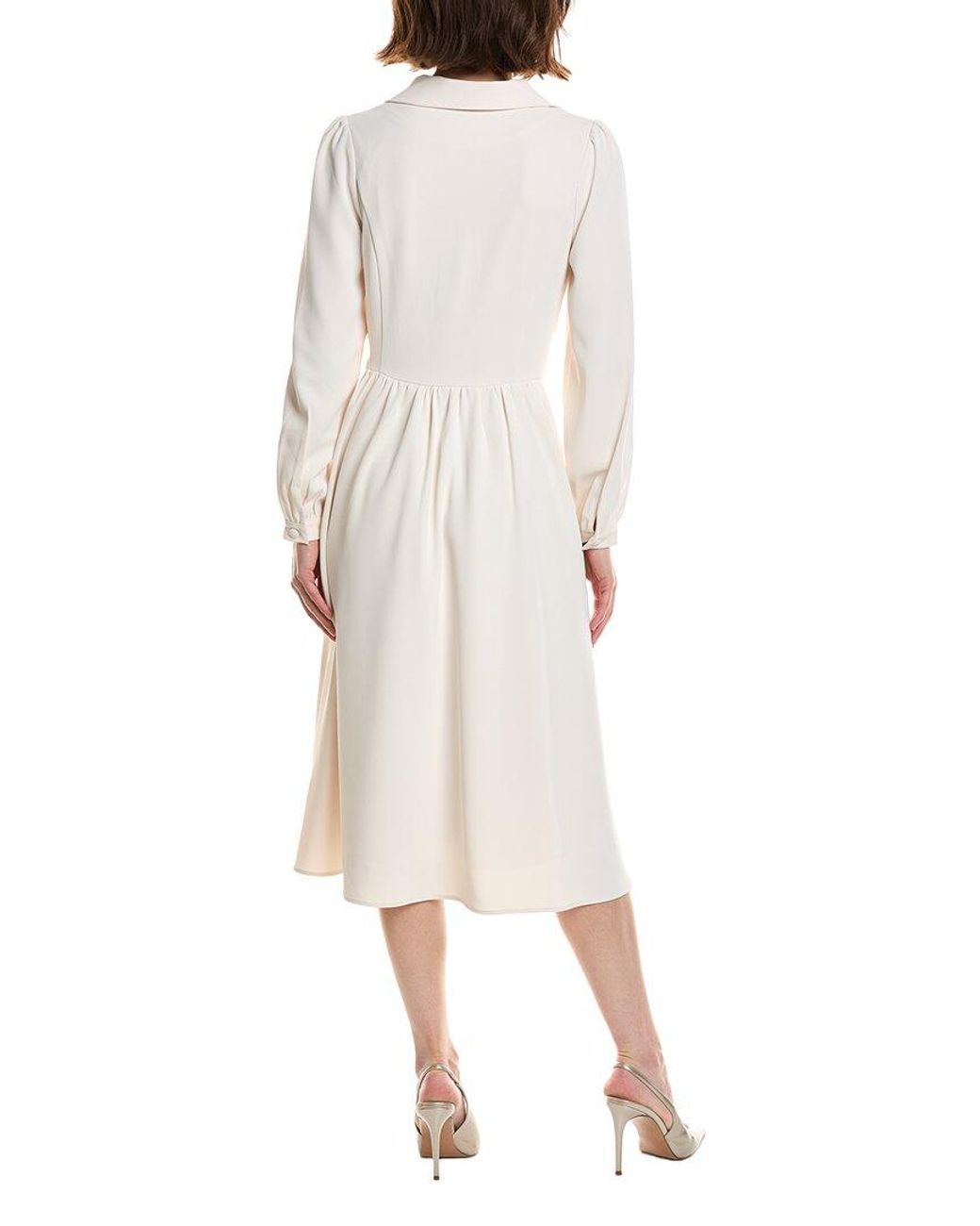 Pascale La Mode Natural Press Crease Midi Dress