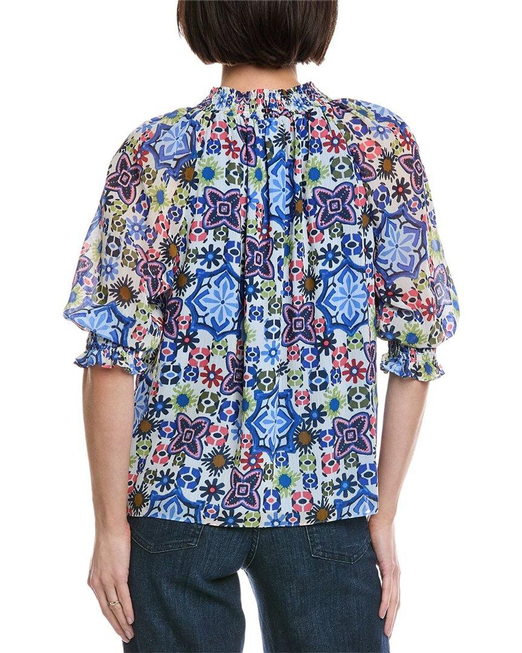 Ramy Brook Blue Mai Top