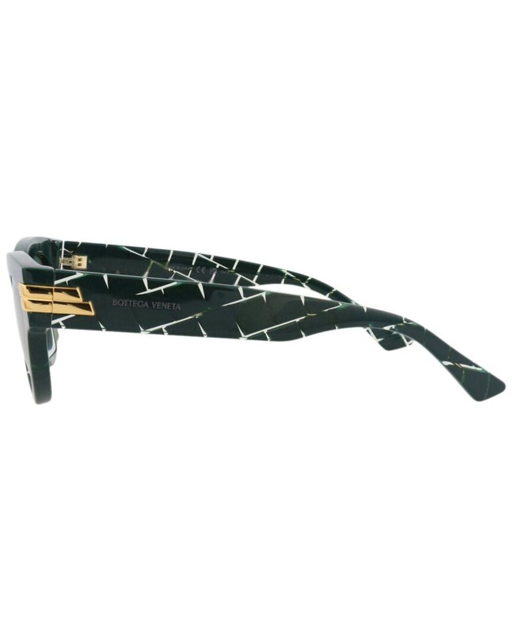 Bottega Veneta Green 55Mm Sunglasses