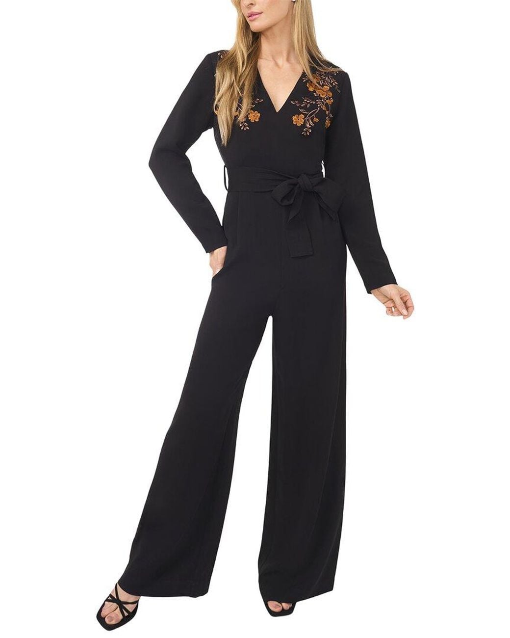 Ted Baker Black Wide Leg Jumpsuit