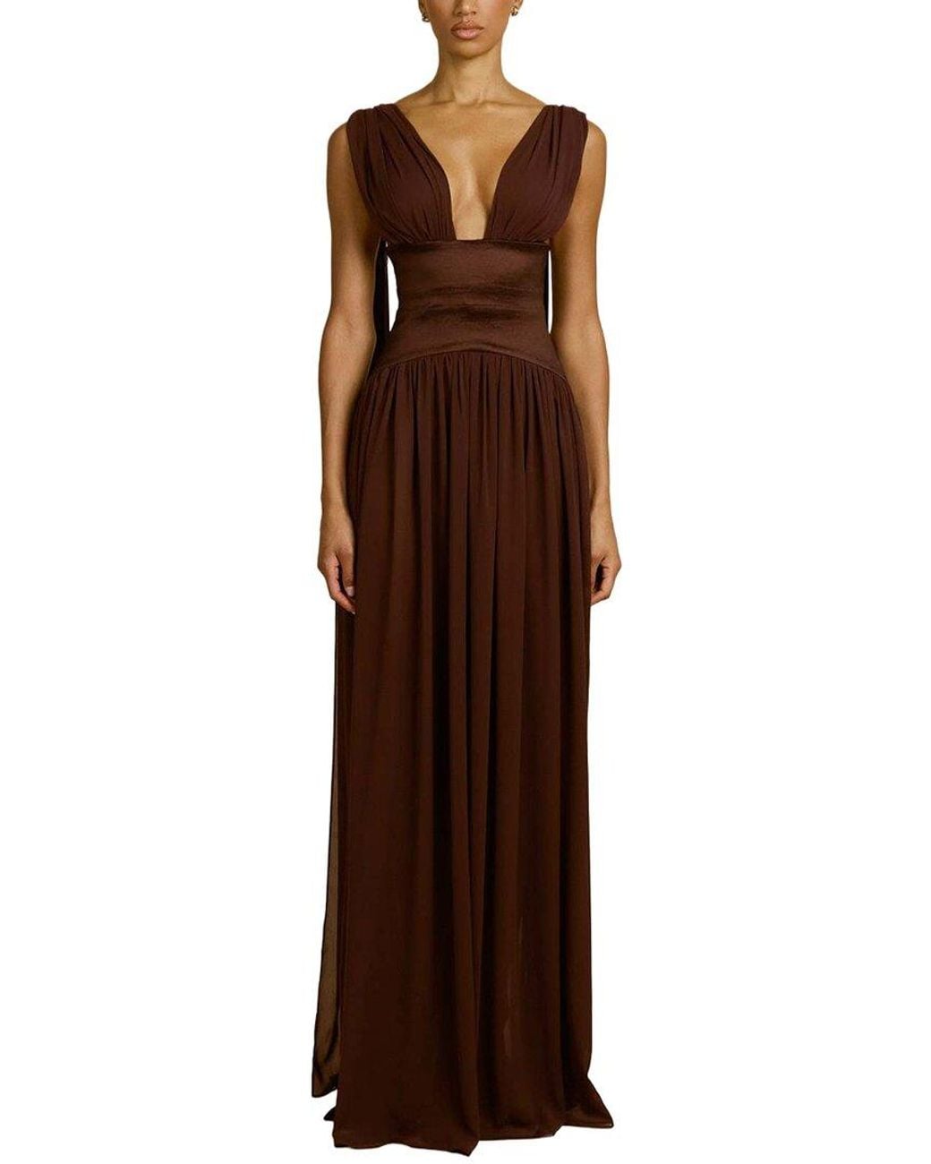 LOEY Brown Maxi Dress