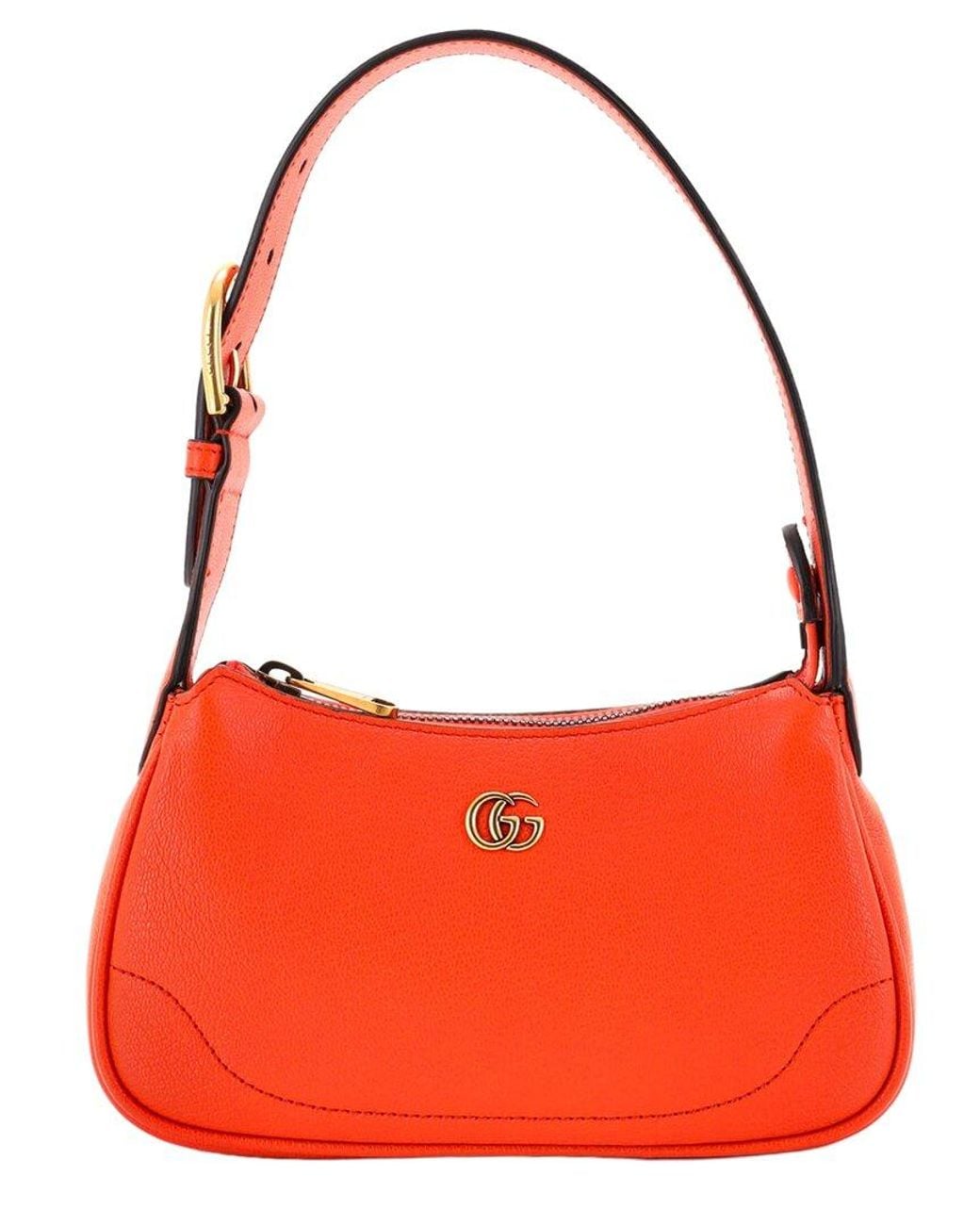 Gucci Red Sheep Leather Aphrodite Shoulder Bag Mini (Authentic Pre-Loved)