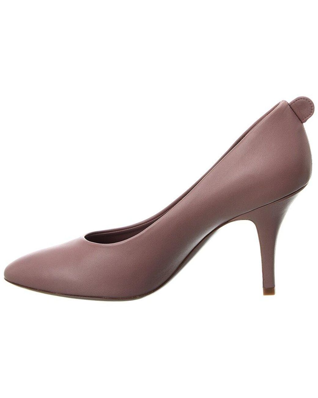 Ferragamo Purple Judy Leather Pump