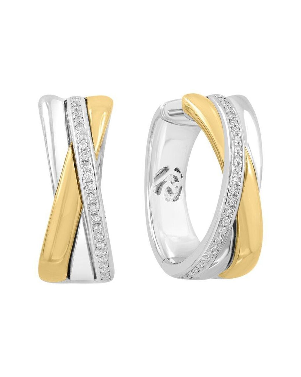 Effy Fine Jewelry White 0.14 Ct. Tw. Diamond Earrings