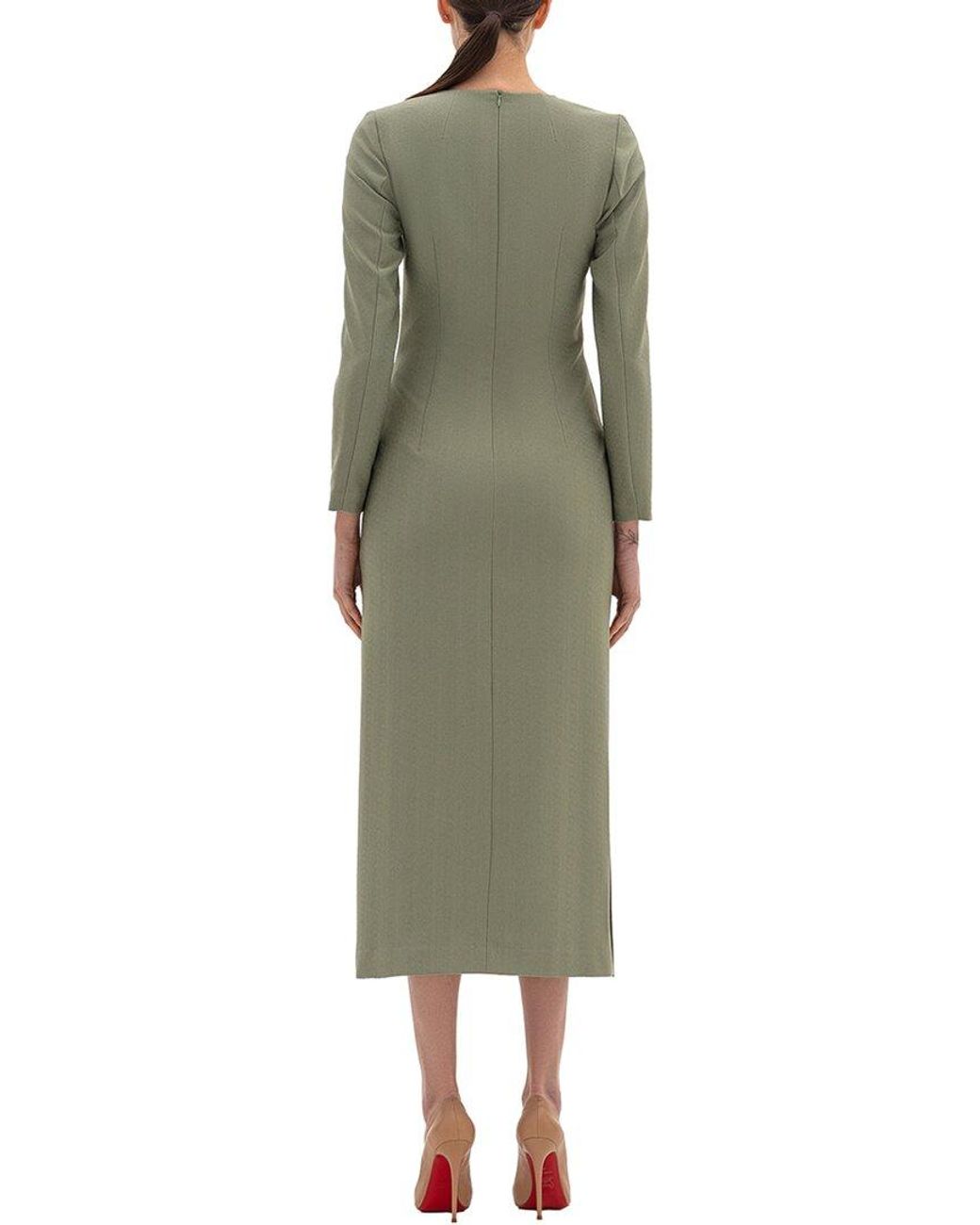 BGL Green Midi Dress