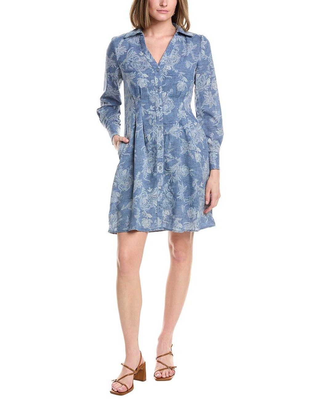 Jordan Faux Robe Julia Jordan Faux Denim Mini Shirtdress in Blue | Lyst UK