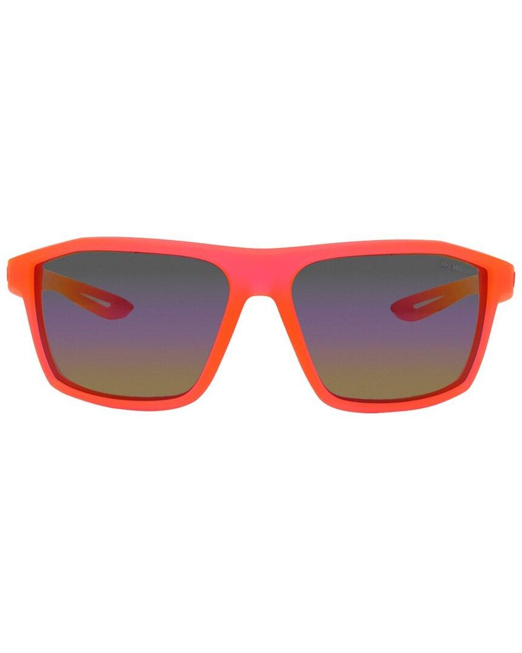 Nike Red Ev1062 60mm Sunglasses