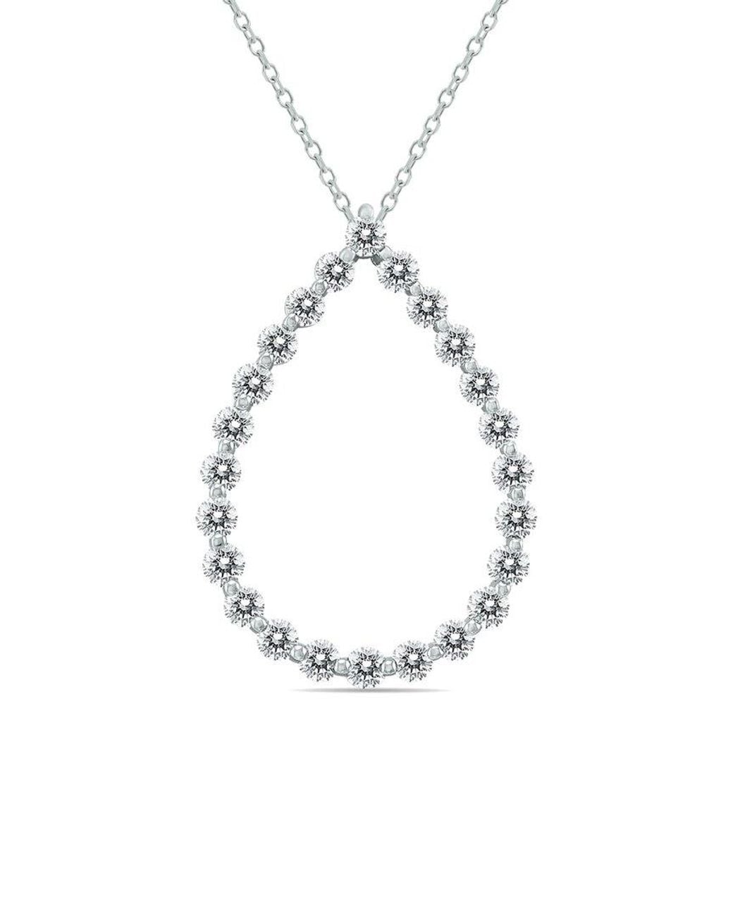 Diamond Select Cuts White 14K 0.96 Ct. Tw. Diamond Necklace