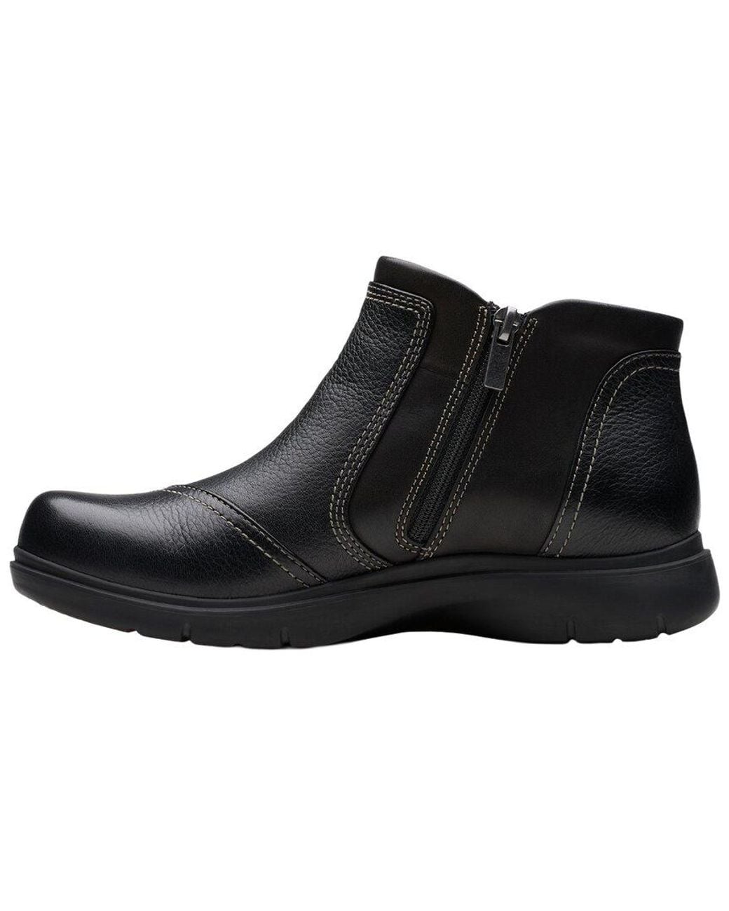 Clarks Black Leather Boot