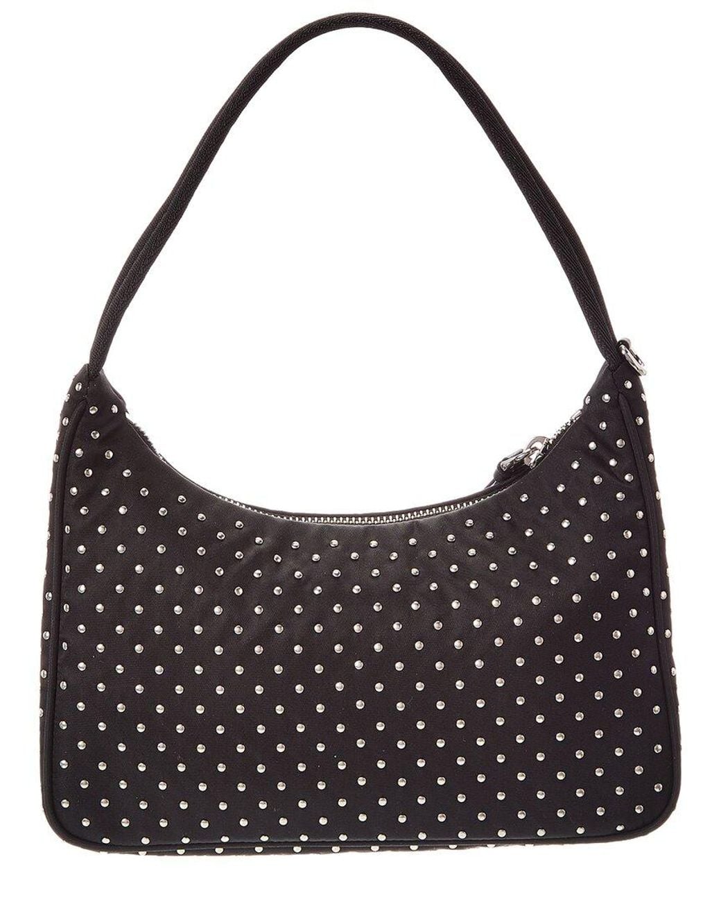 Prada Black Re-Edition Re-Nylon Hobo Bag