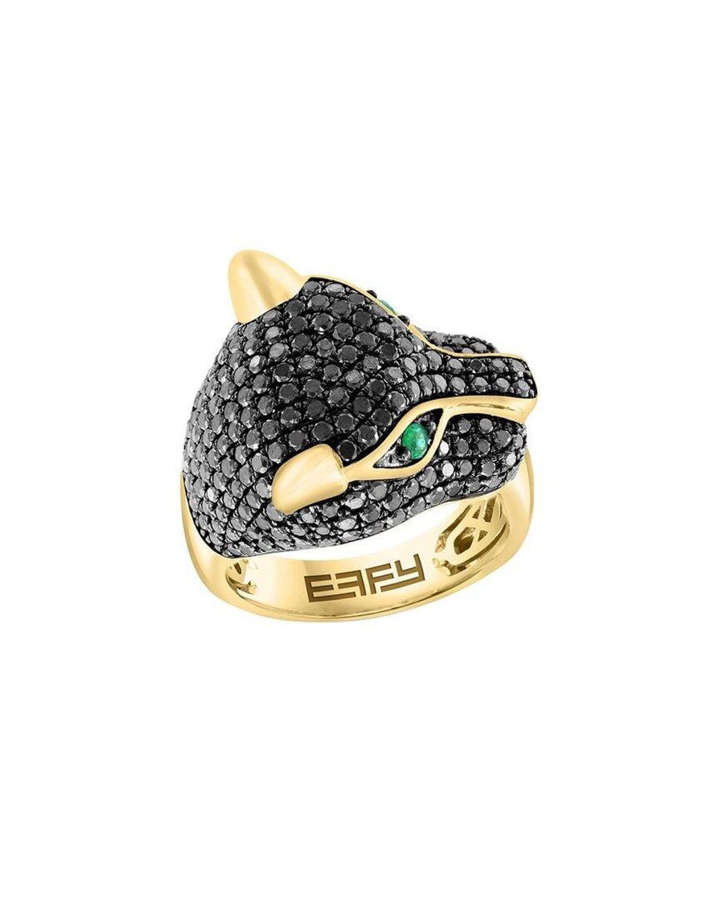 Effy Fine Jewelry Multicolor 14K 1.92 Ct. Tw. Diamond & Emerald Ring