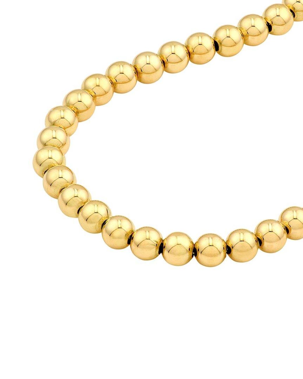 HAWLEY ST Metallic 14K Bead Bracelet