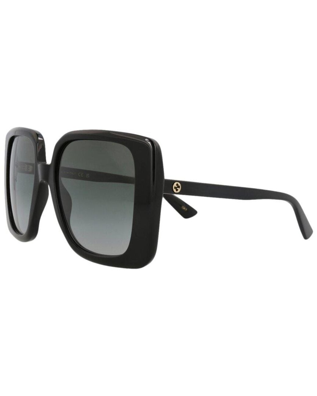 Gucci Black 55Mm Sunglasses