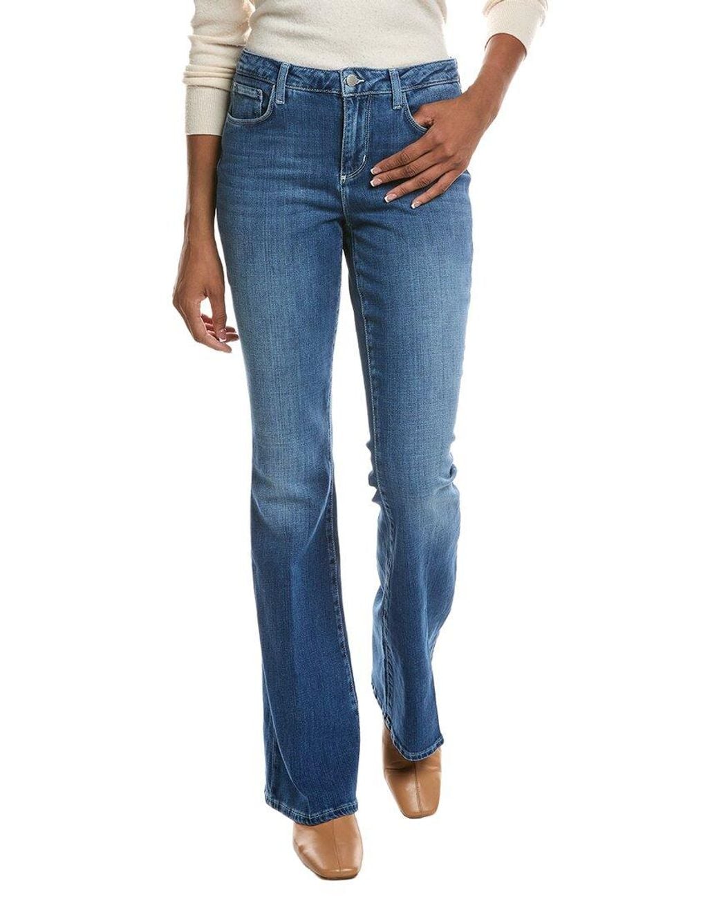 L'Agence Blue Bell High-Rise Flare Jean