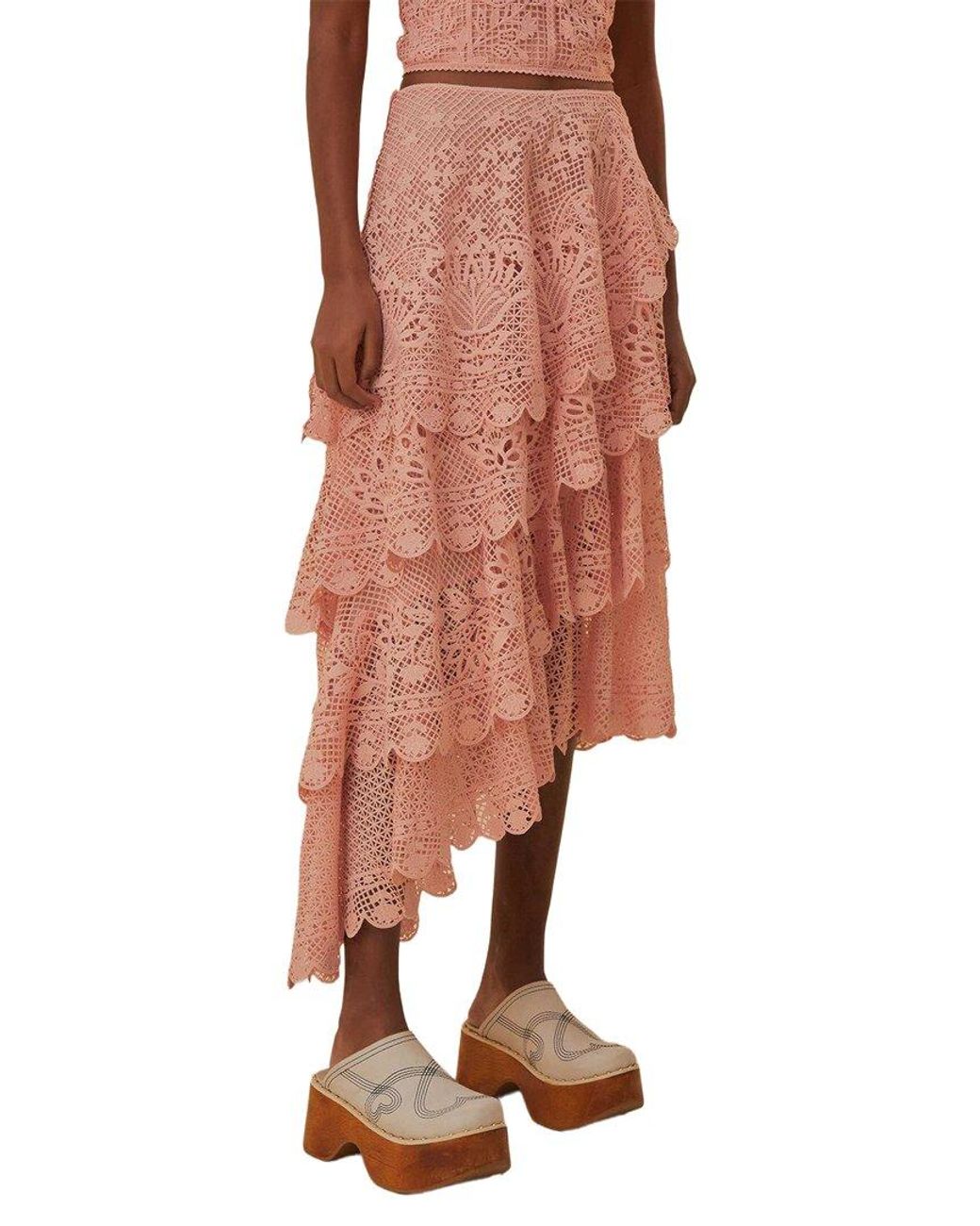 Farm Rio Pink Skirt