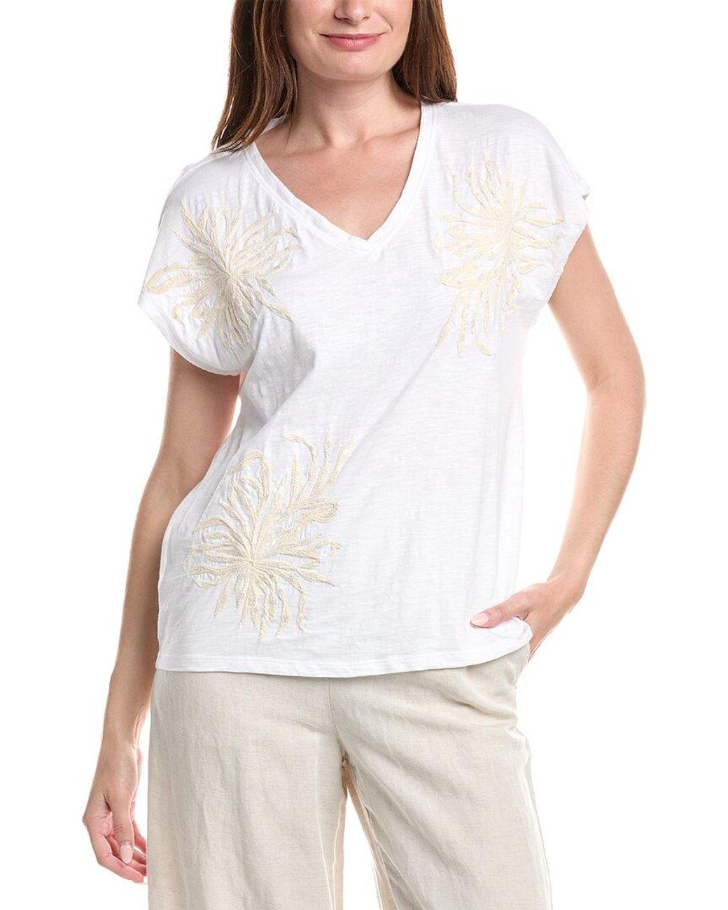 Tommy Bahama White Tropic Twist Lux T-Shirt
