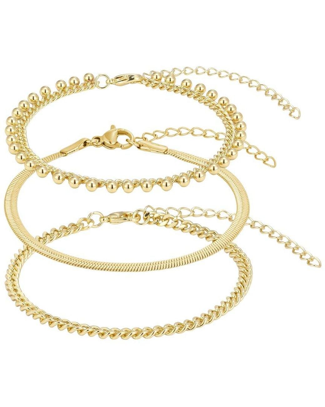Adornia Metallic 18K Plated Bracelet