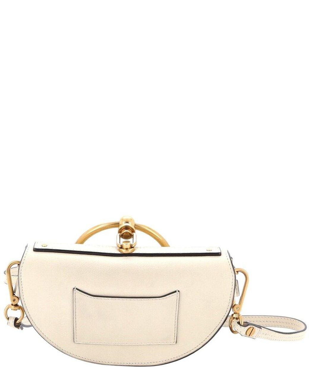 Chloé Natural Leather Nile Crossbody Mini (Authentic Pre-Loved)