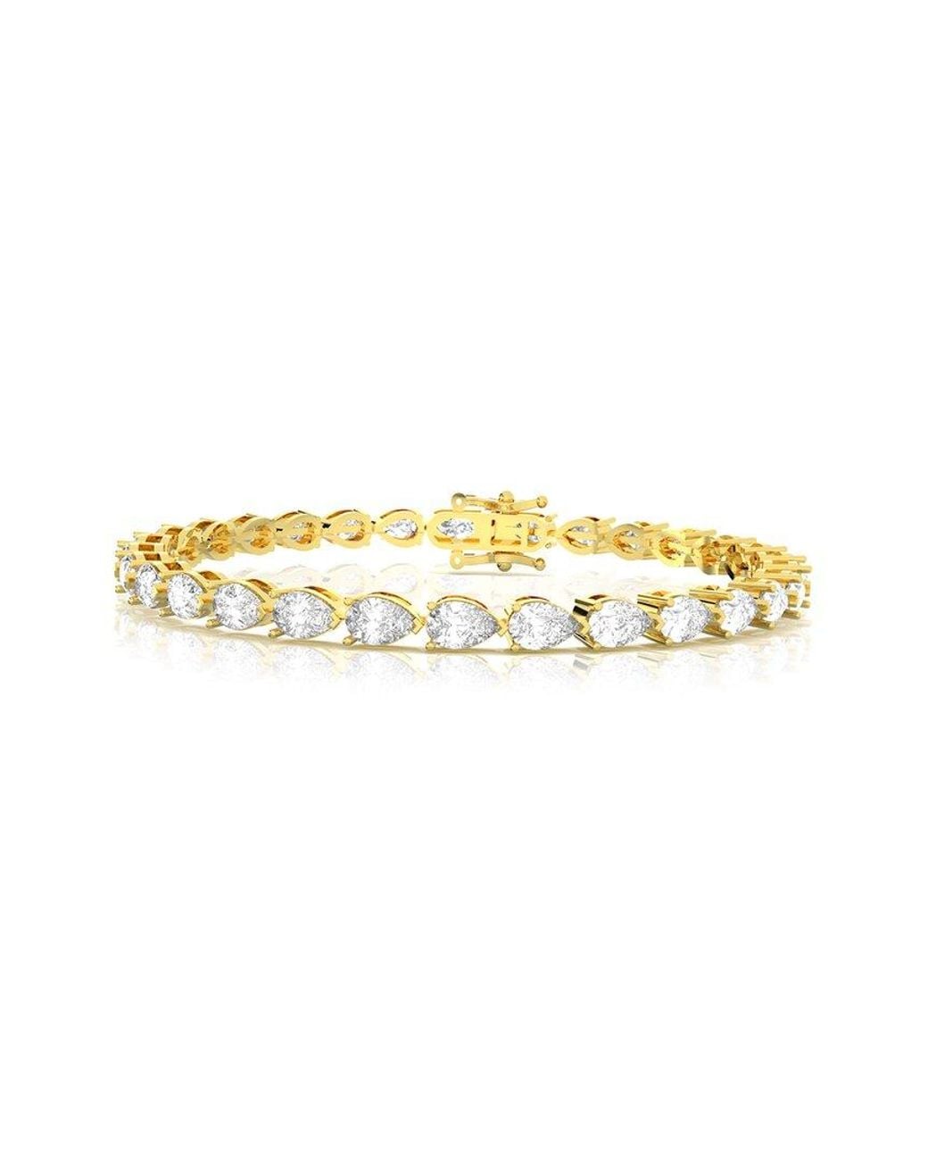 Amairah Metallic Over 10.00 Ct. Tw. Lab-Grown Diamond Tennis Bracelet