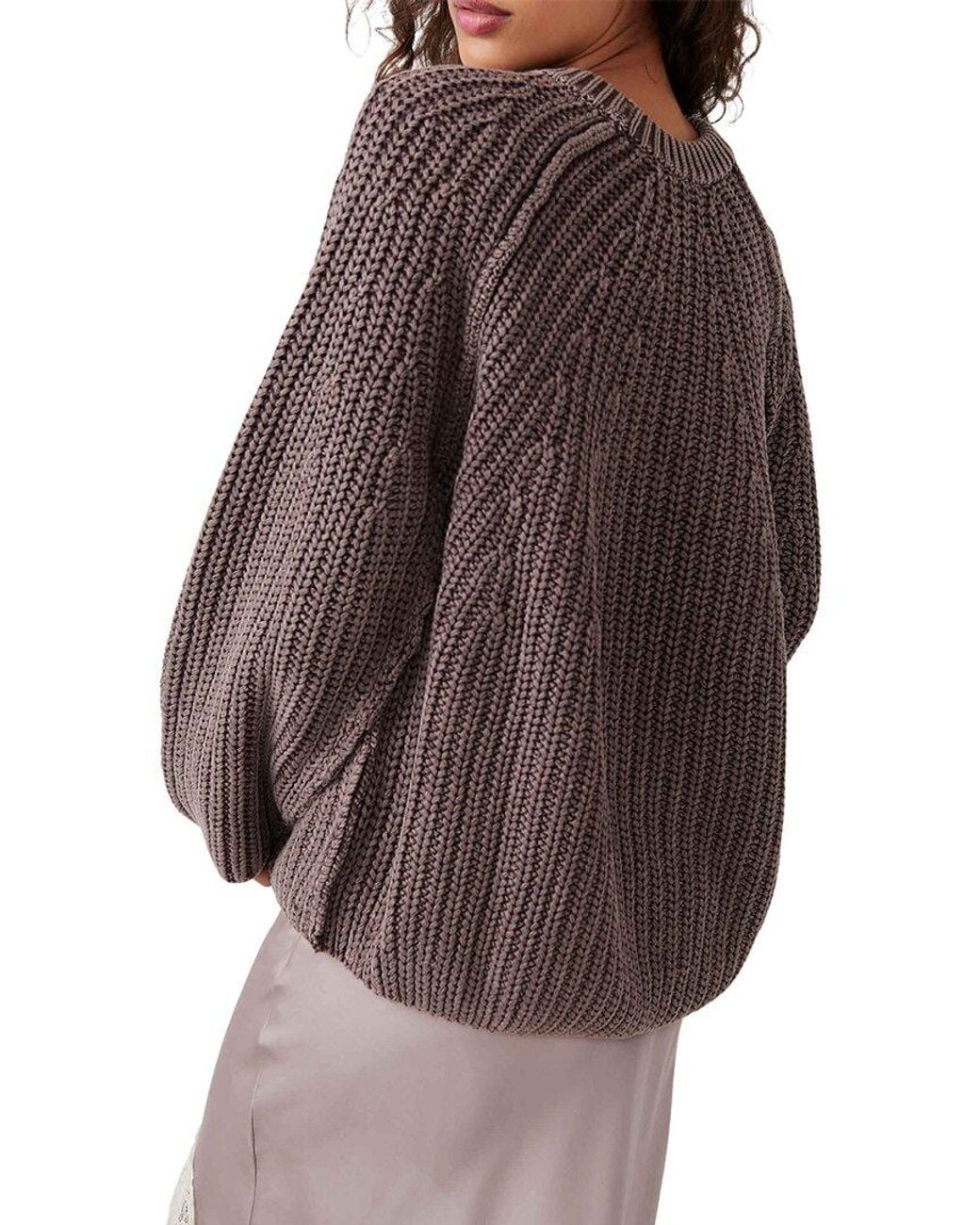 Free People Brown Take Me Home Sweater
