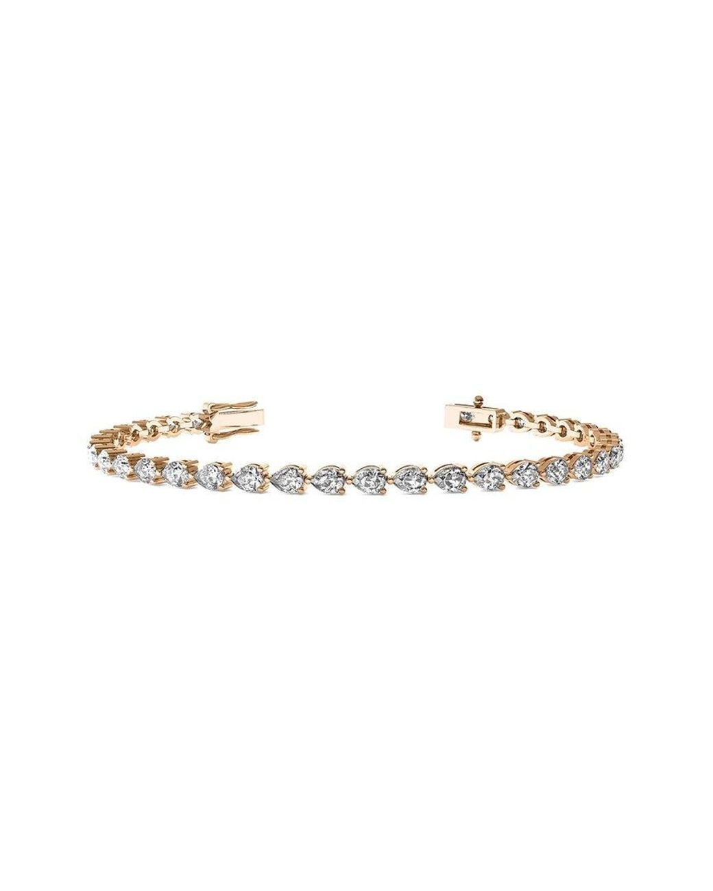 Lab Grown Diamonds White 14K Rose 16.50 Ct. Tw. Lab-Grown Diamond Bracelet