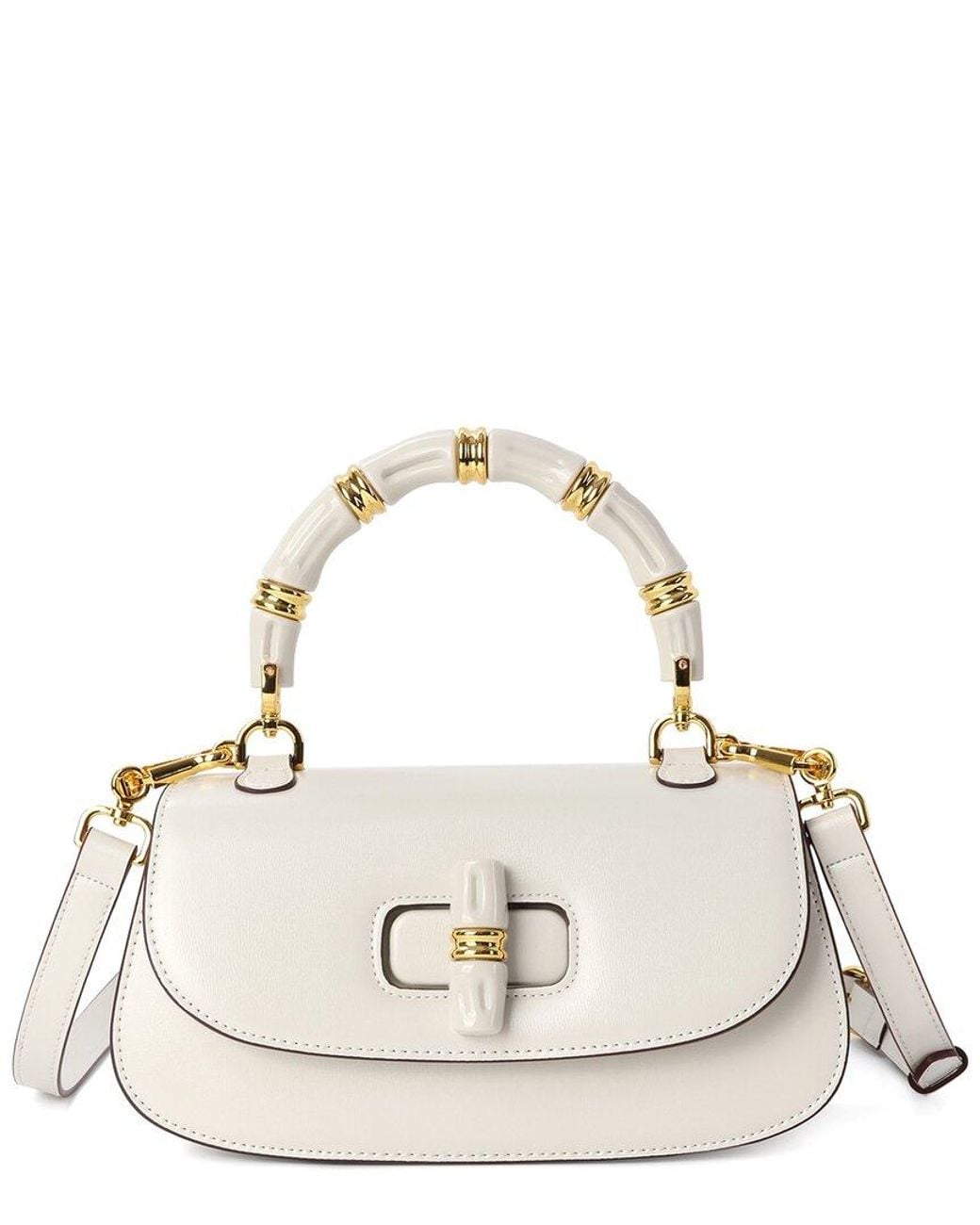 Tiffany & Fred Paris Natural Smooth Leather Top-Handle Shoulder Bag