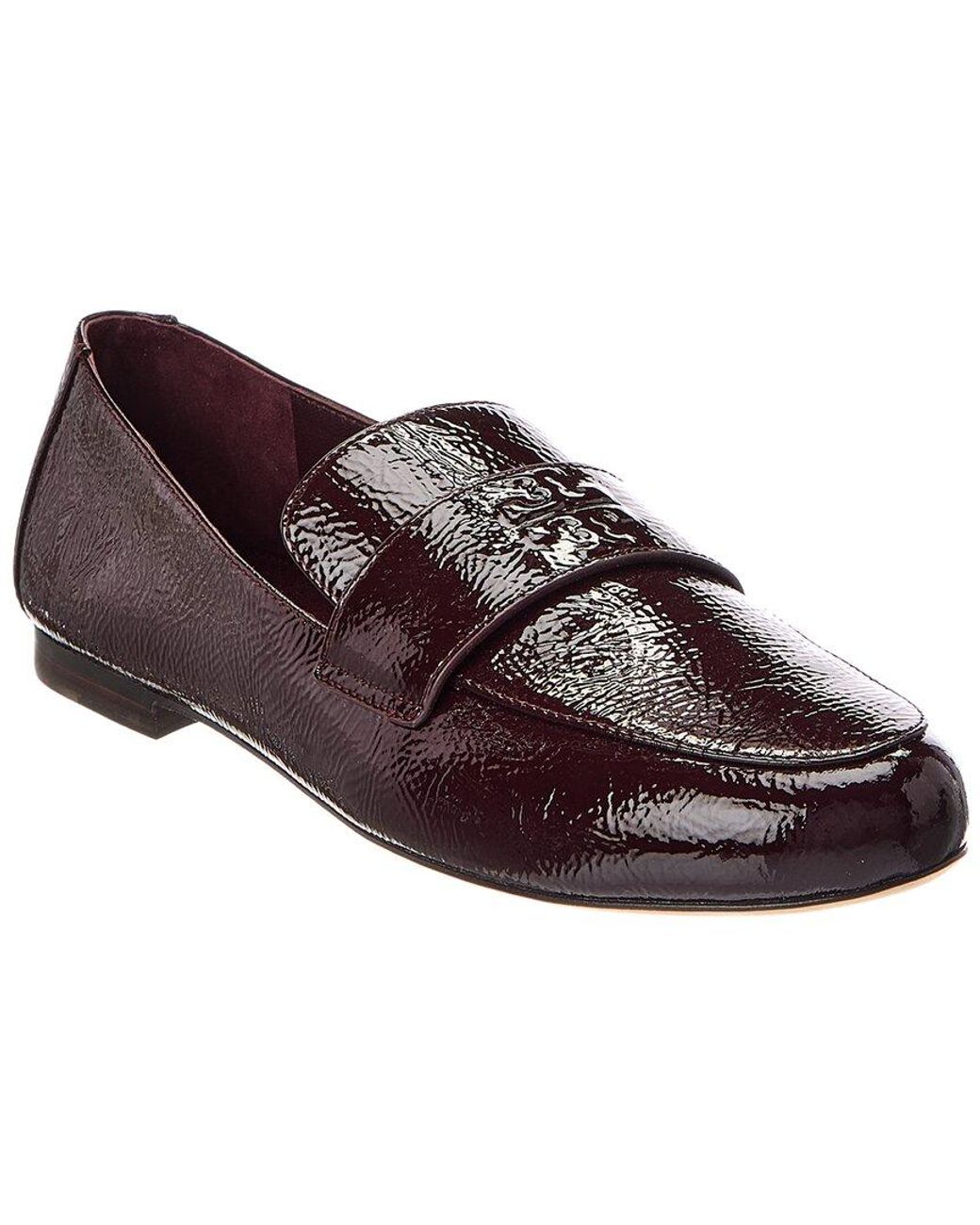 Tory Burch Brown Mini Everly Patent Loafer
