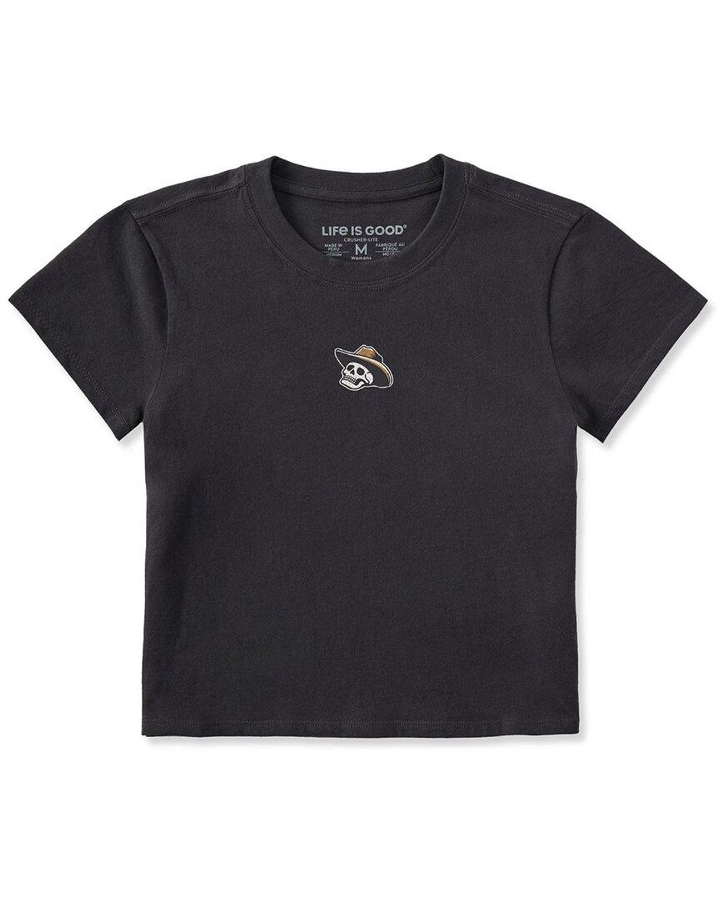 Life Is Good. Black Crusher Lite T-Shirt