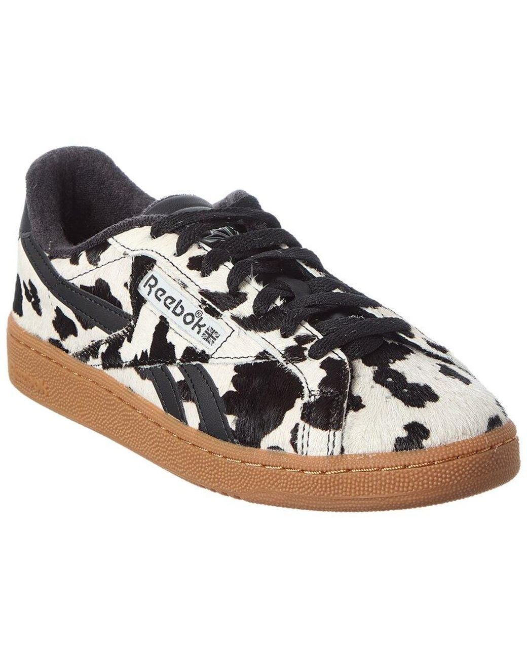 Reebok Black Club C Grounds Uk Haircalf Sneaker