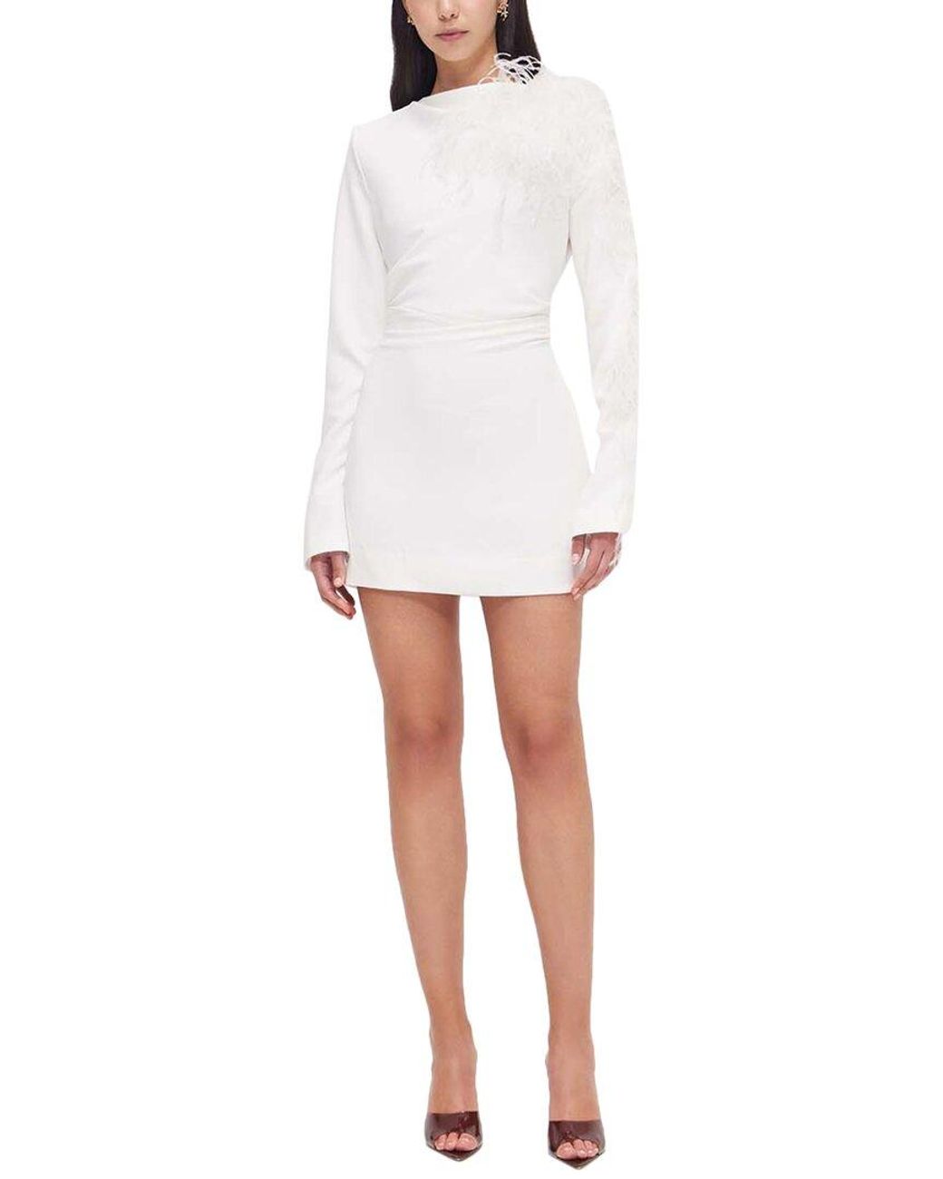 Rachel Gilbert White Reina Mini Dress