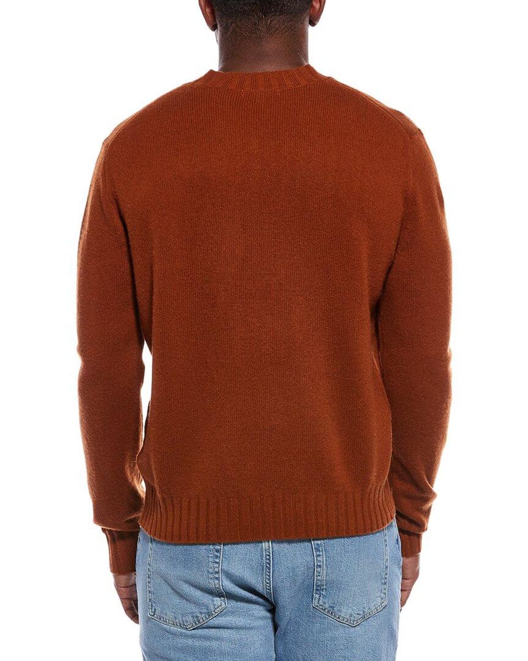 Madewell Brown Heritage Merino Wool Crewneck Sweater for men