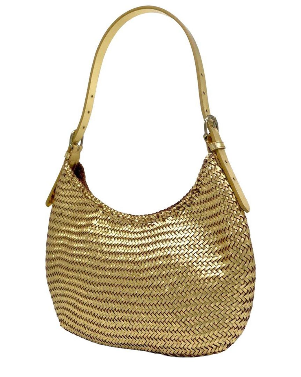 Dragon Diffusion Metallic Luna Mezza Leather Tote