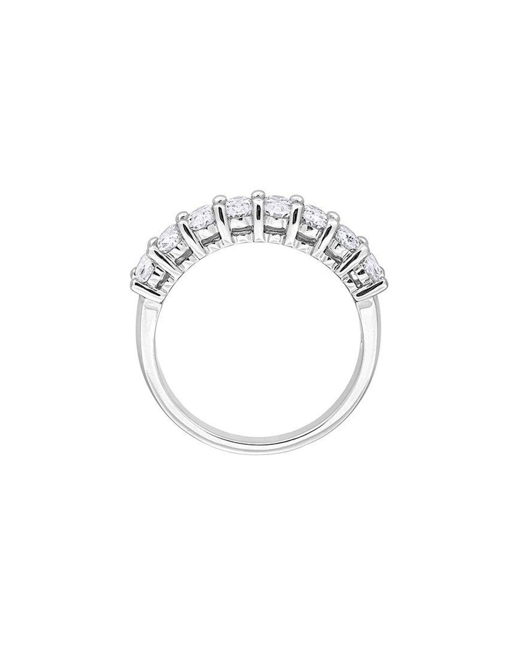 Rina Limor White 1.60 Ct. Tw. Created Moissanite Anniversary Band Ring