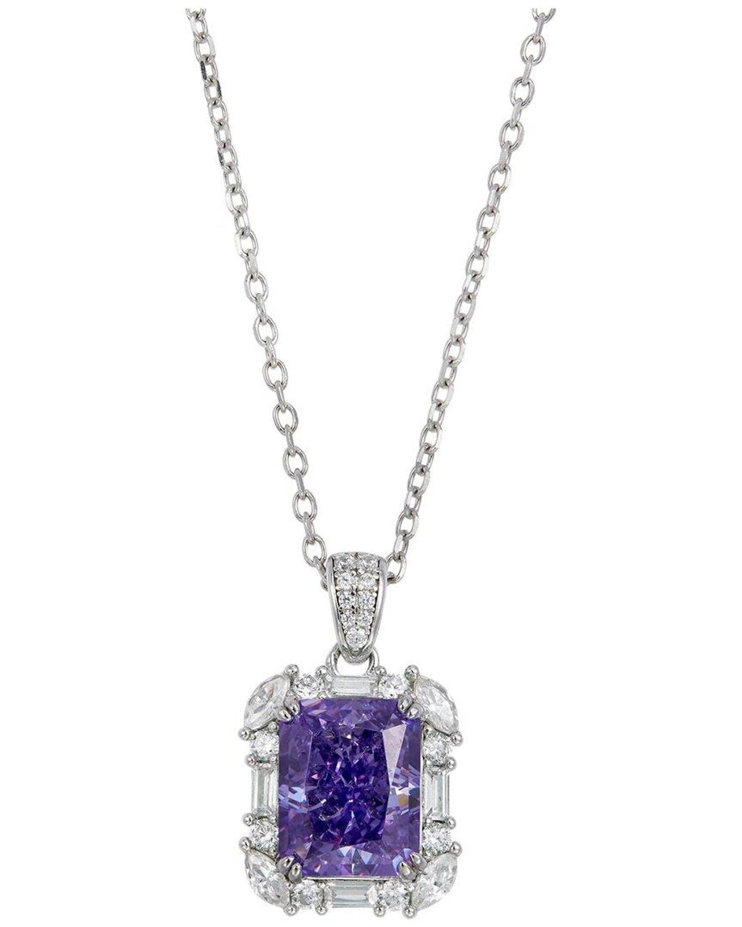 Savvy Cie Multicolor Cz Pendant