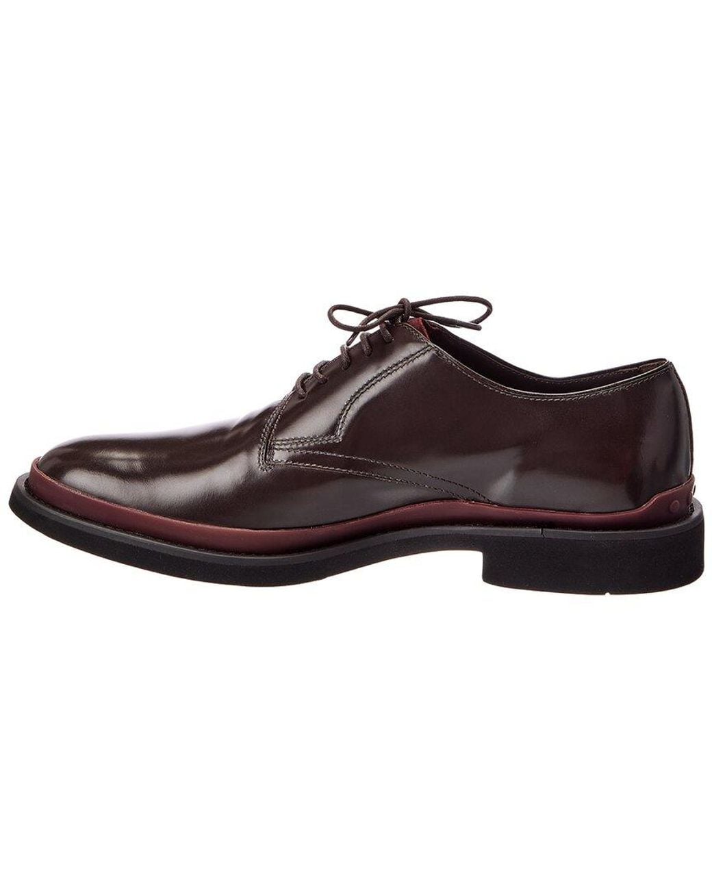 Tod's Brown Leather Derby for men
