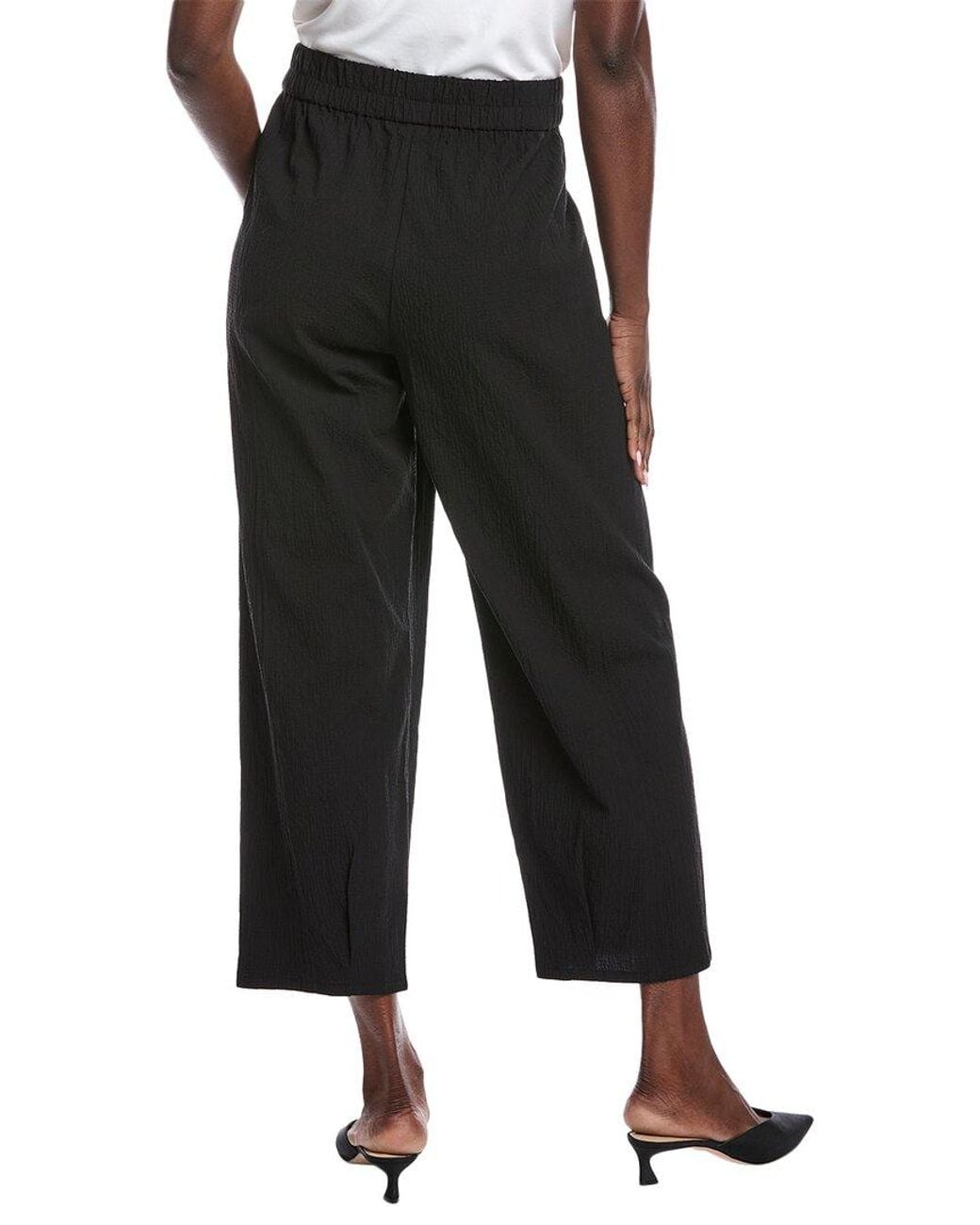 Eileen Fisher Black Wide Leg Pant
