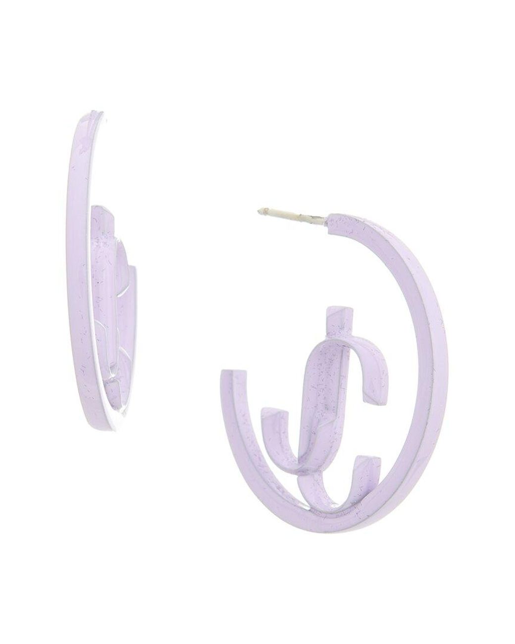 Jimmy Choo Multicolor Jc Monogram Earrings
