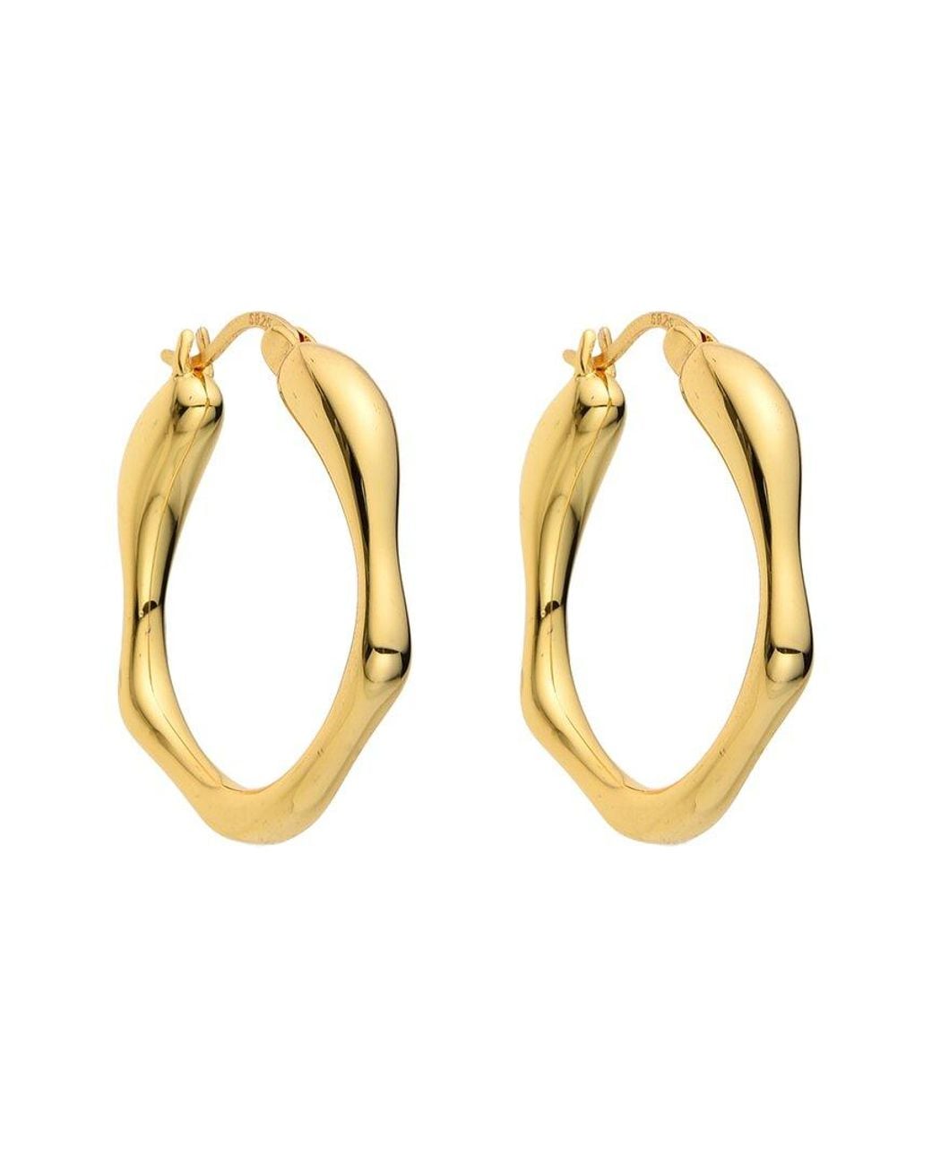 Eye Candy LA Metallic Hoop Earring