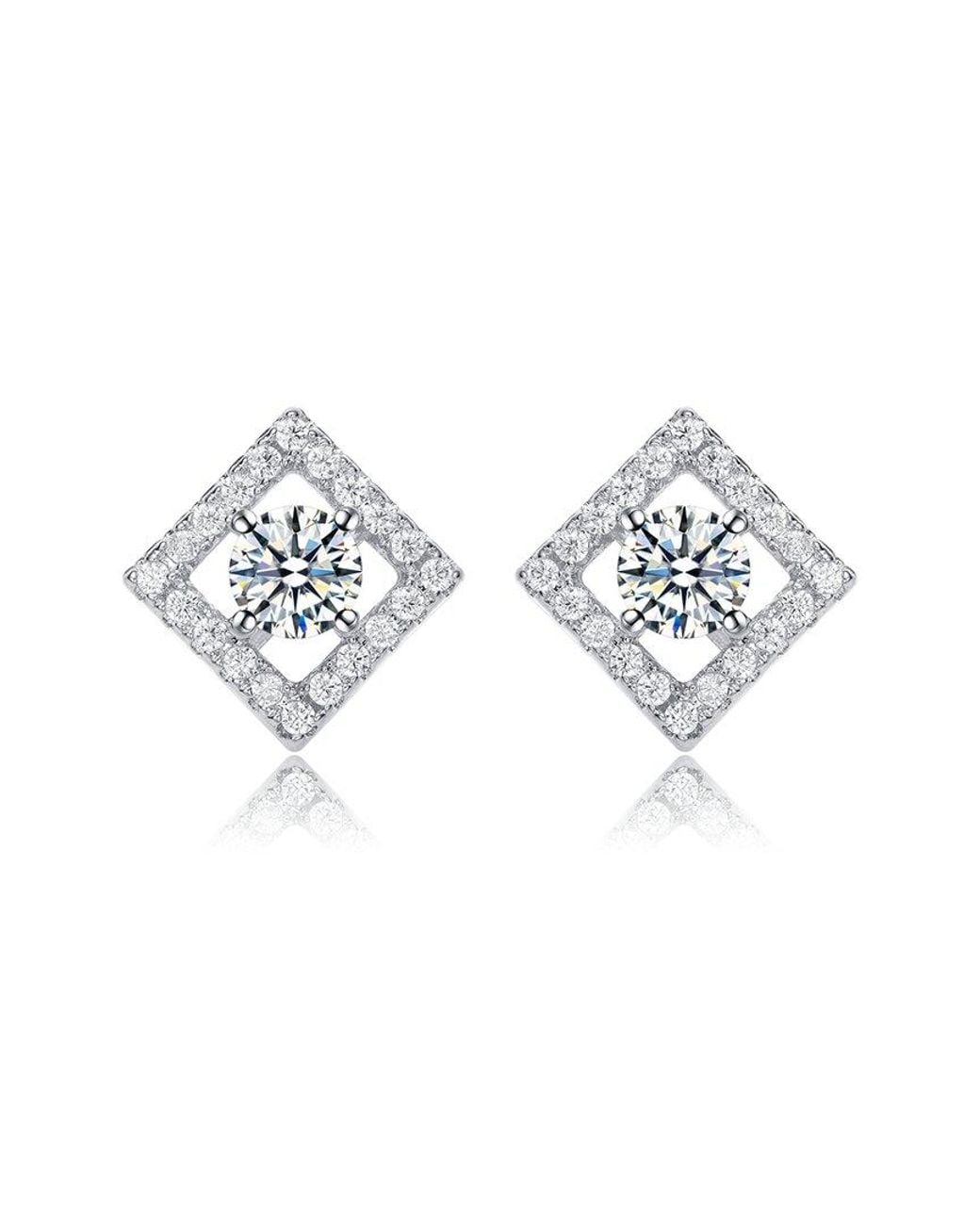 Rachel Glauber White Earrings