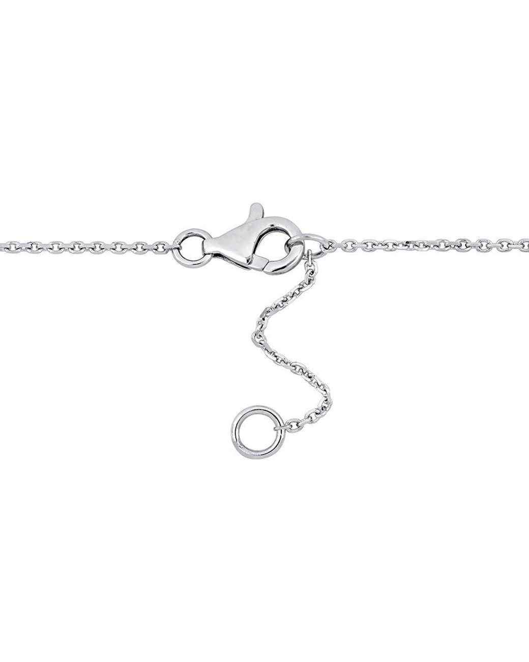 Diamond Select Cuts Metallic 14K 0.50 Ct. Tw. Diamond Necklace