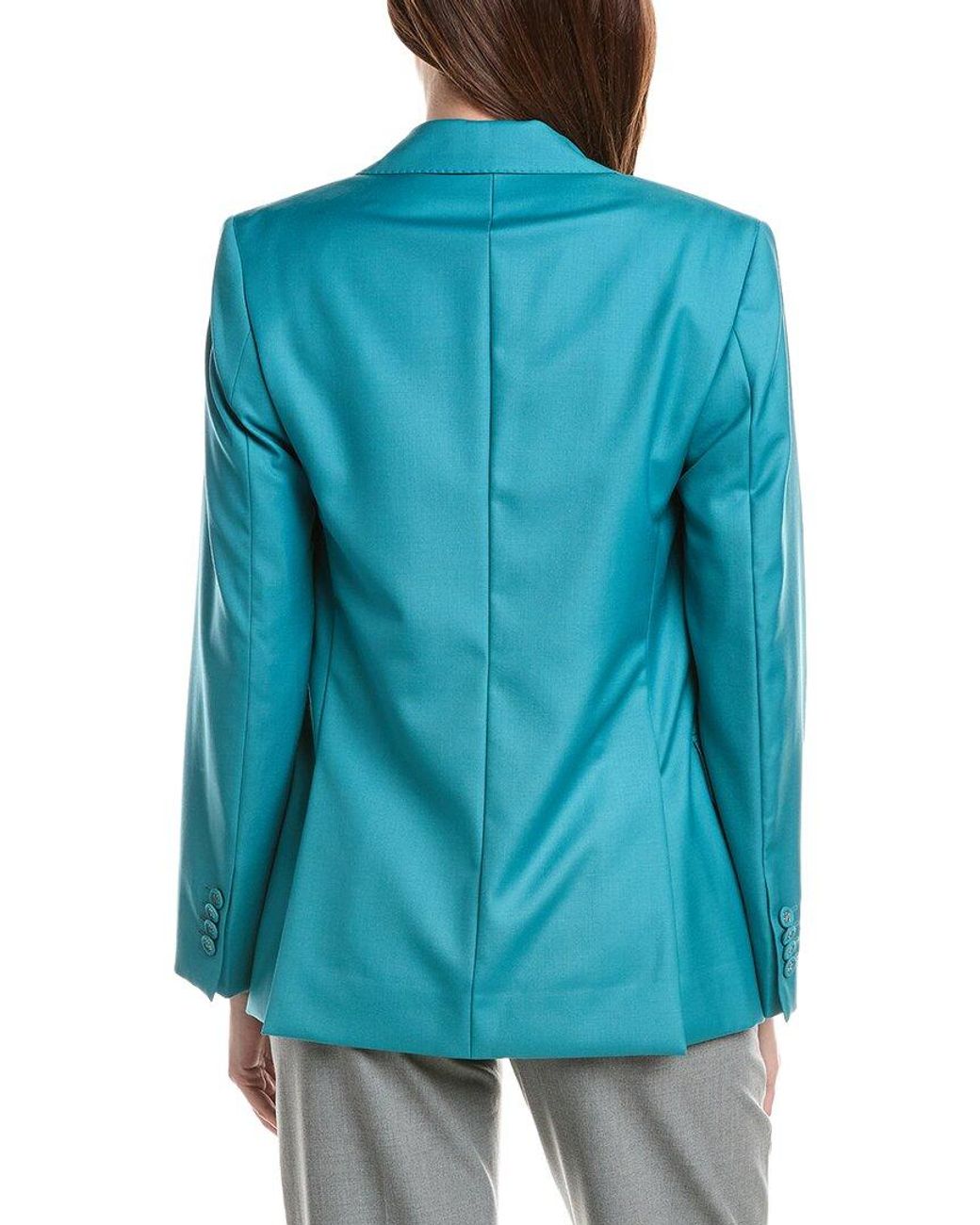 Officine Generale Blue Officine Generale Charlene Wool Jacket