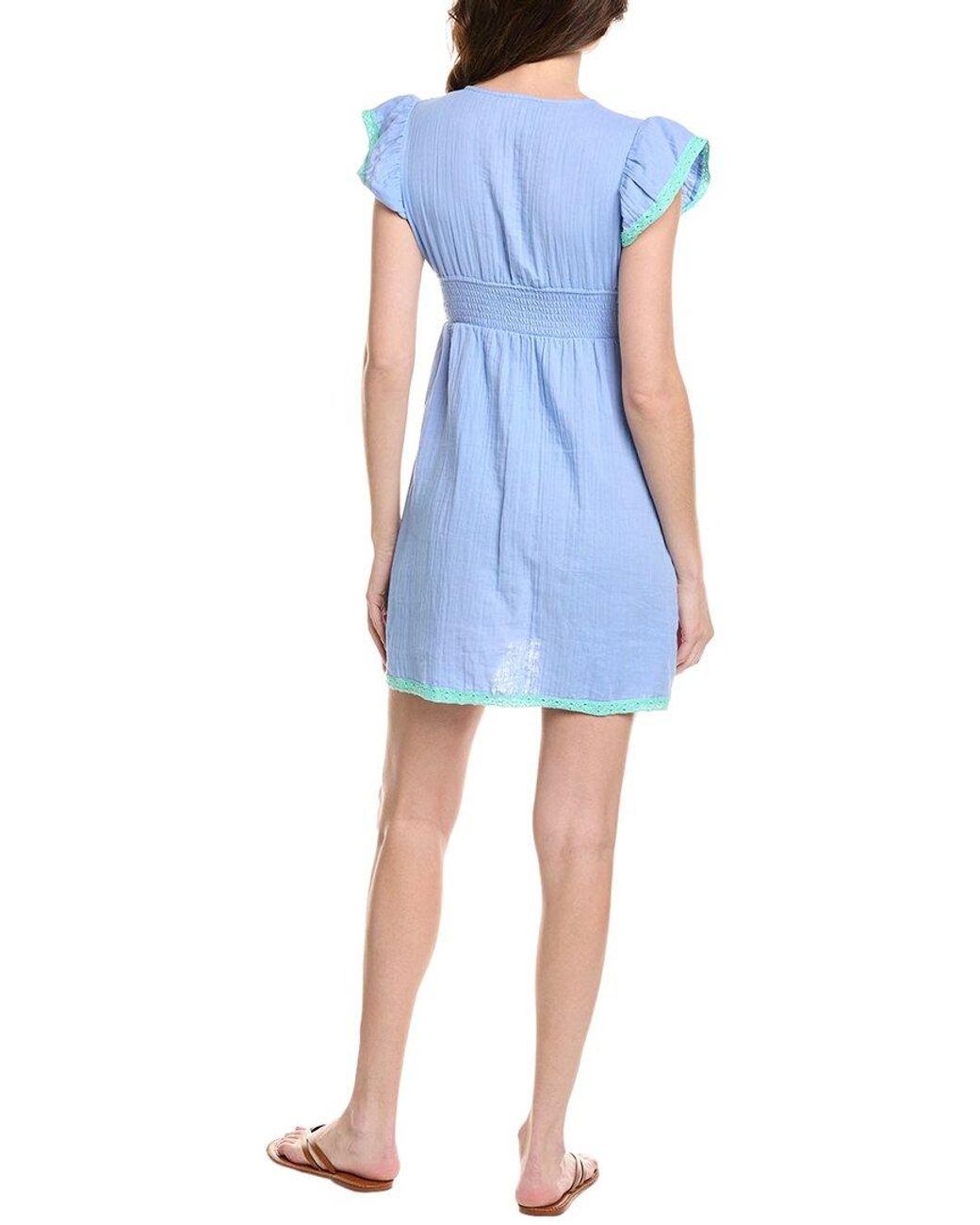 Sail To Sable Blue Cover Up Midi Dress