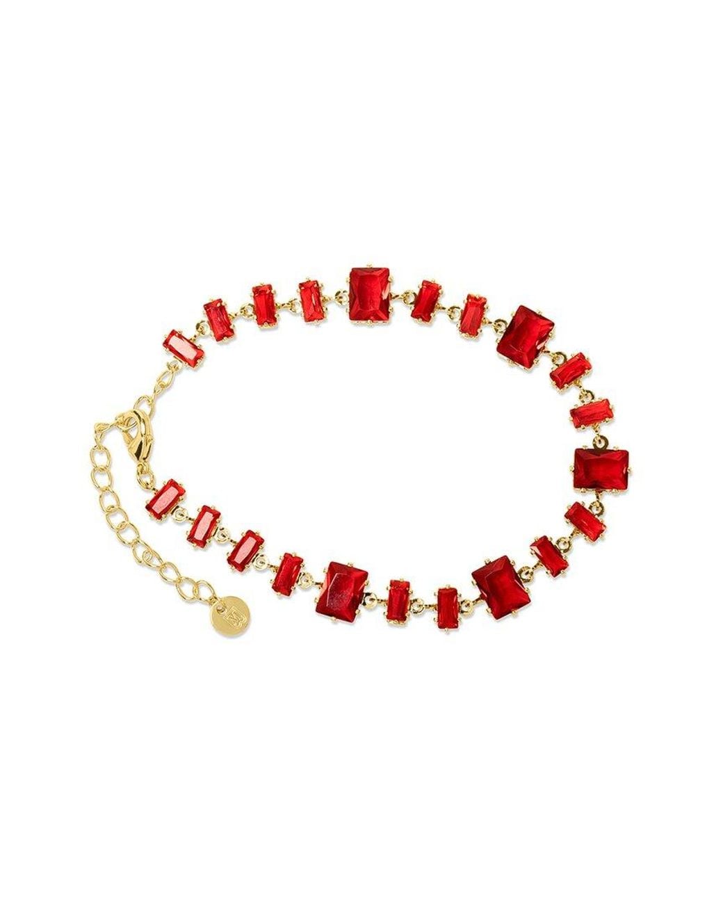 Bruno Magli Red Plated Bracelet